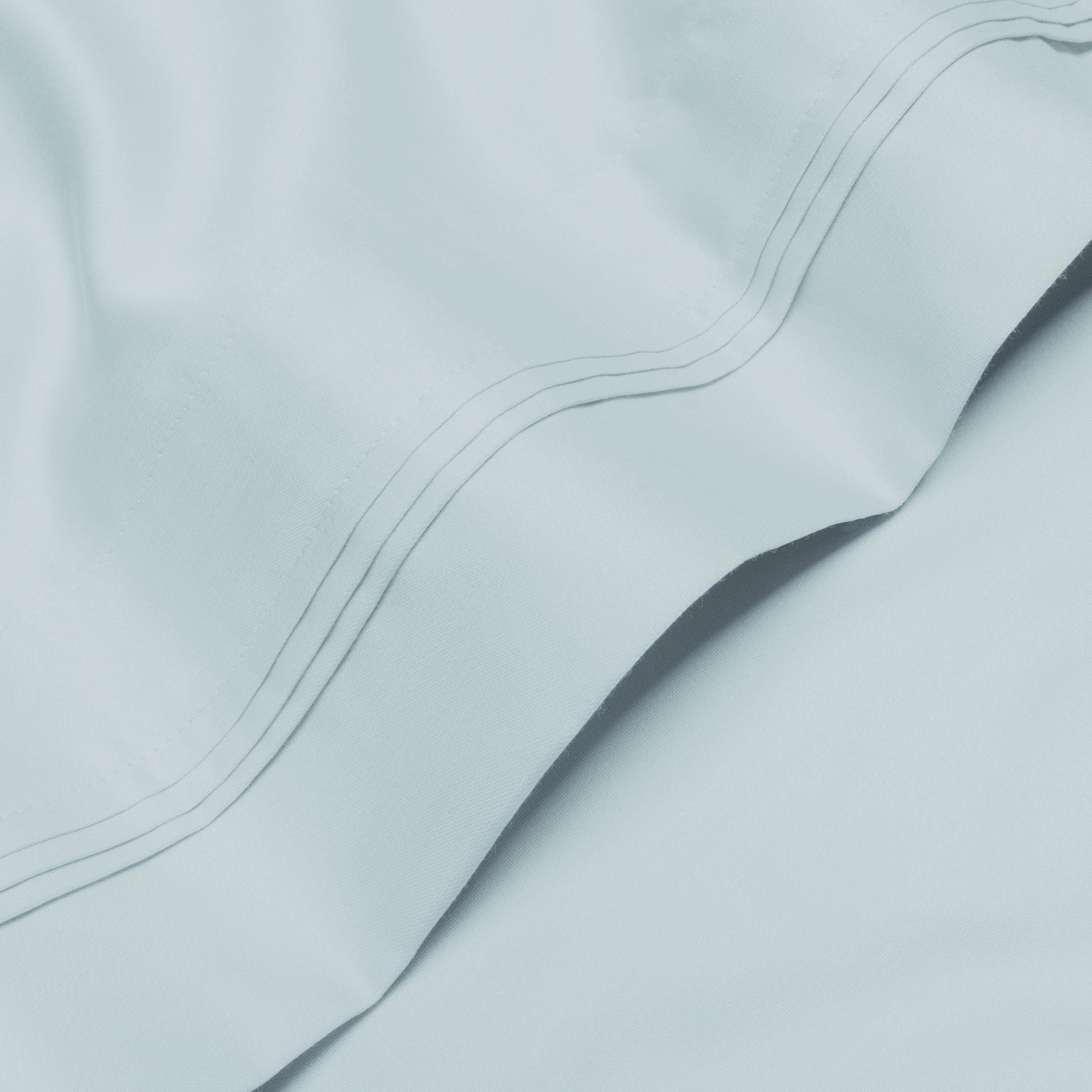 Parure de draps en coton égyptien de qualité supérieure 1000 fils au pouce carré, à poches profondes et à motif uni