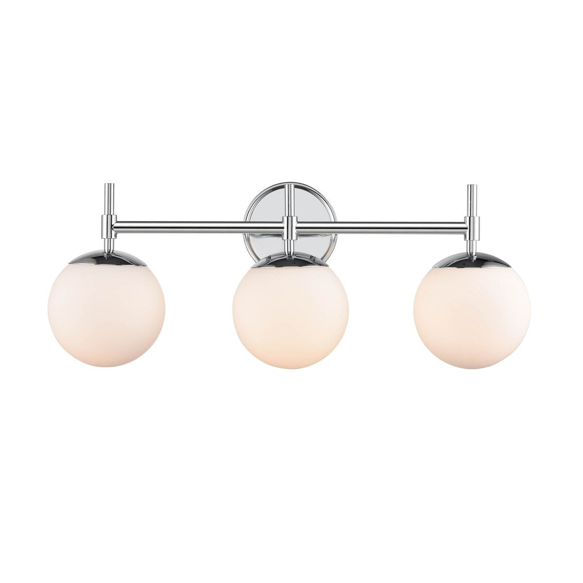 Luminaire de salle de bain à 3 lampes 929 Lighting, disponible en plusieurs finitions et avec abat-jour en verre opale.