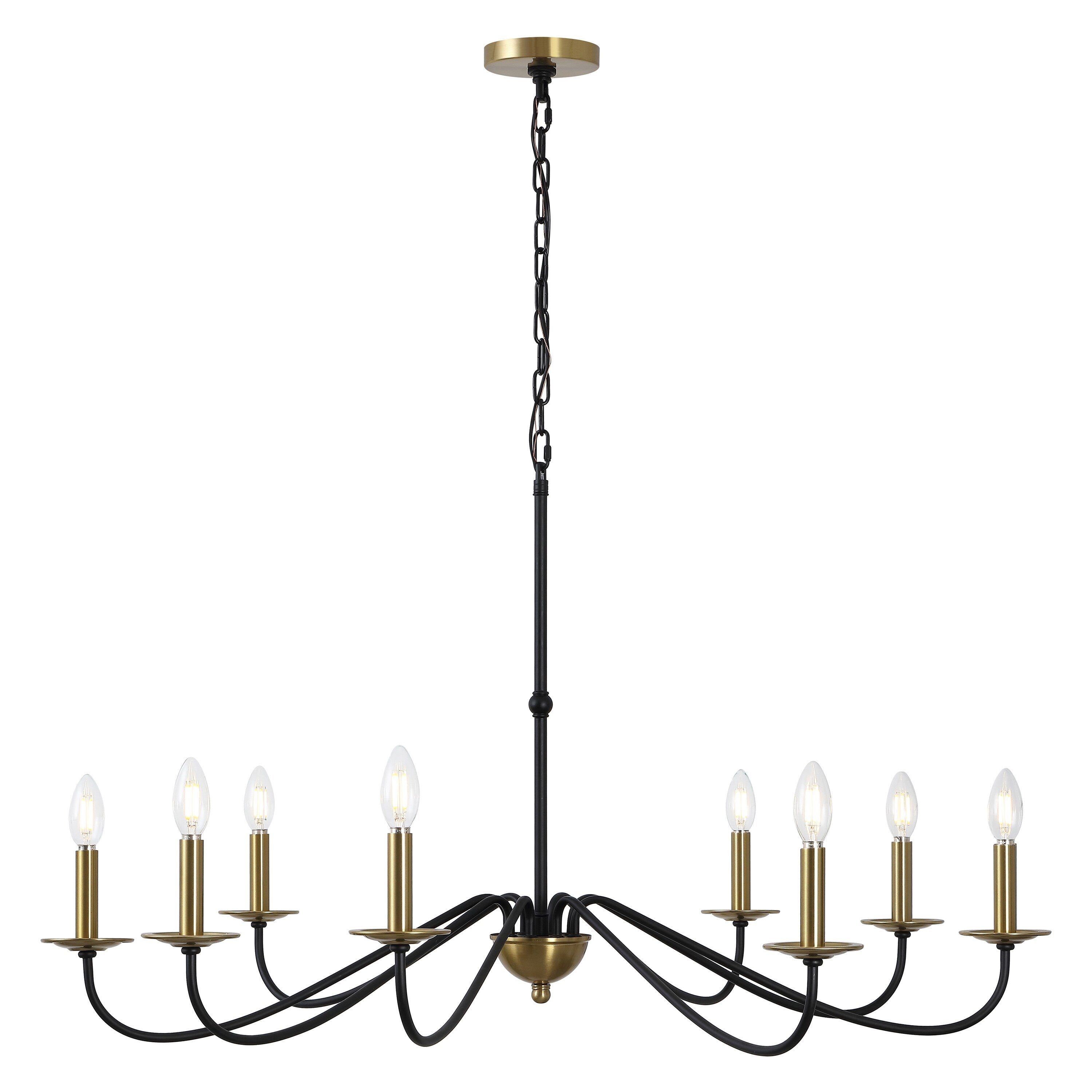 Lustre LED en fer à 6 lumières, 34,75 $, par JONATHAN Y