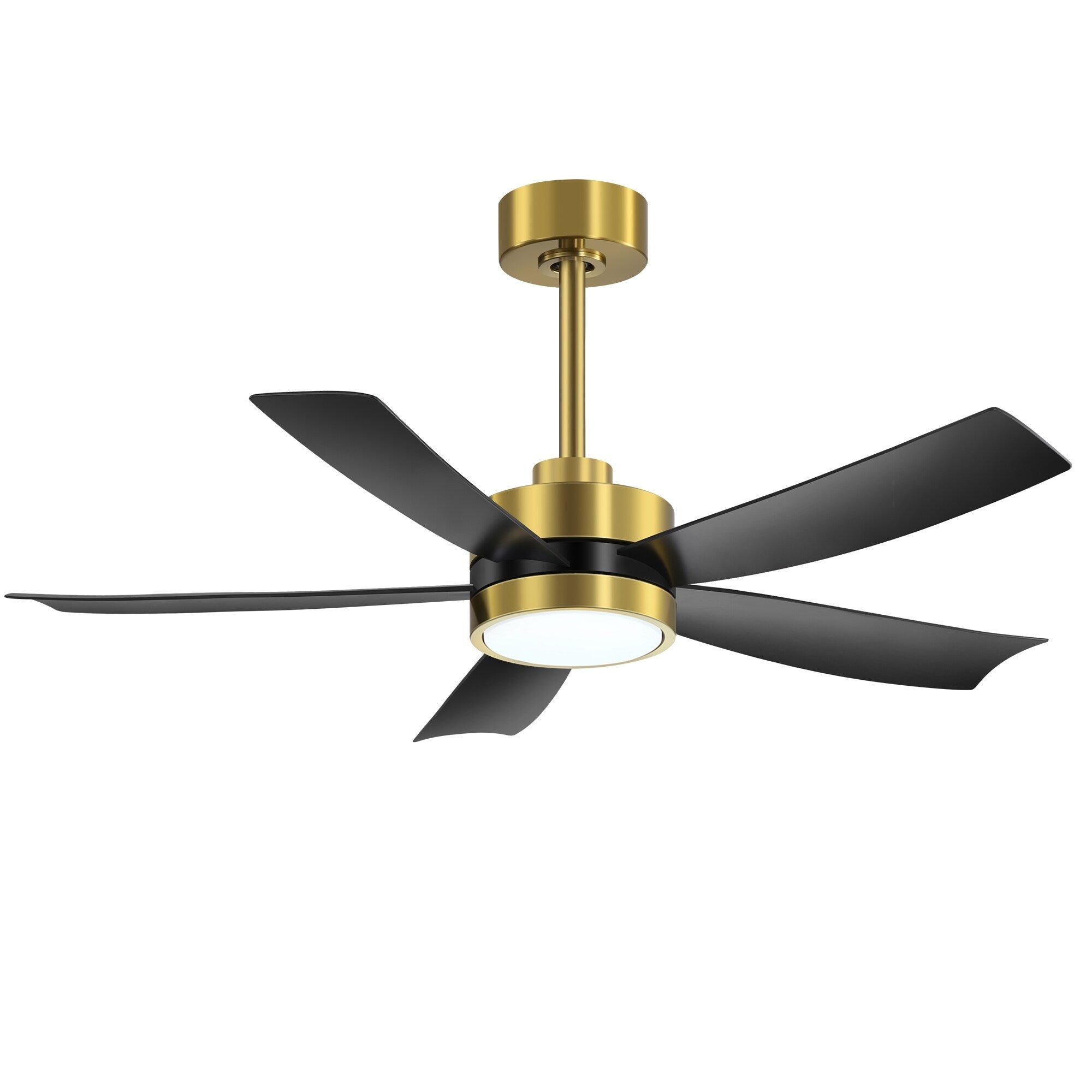 Ventilateur de plafond LED Breezary 65/52/42 à 5 pales avec kit d'éclairage et télécommande
