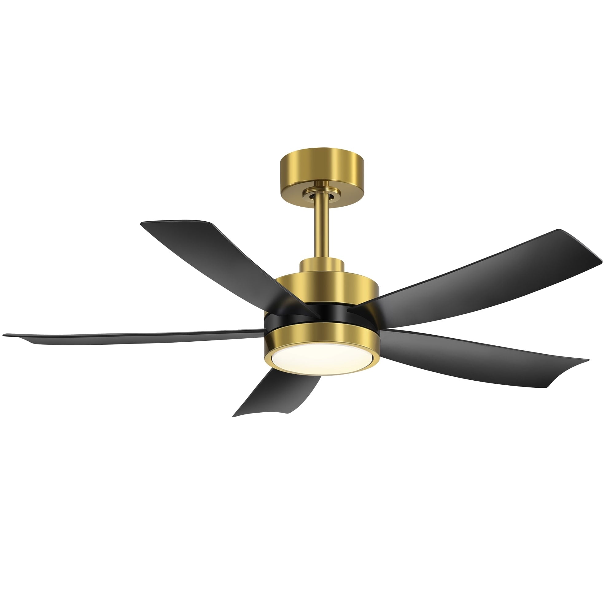 Ventilateur de plafond LED Breezary 65/52/42 à 5 pales avec kit d'éclairage et télécommande