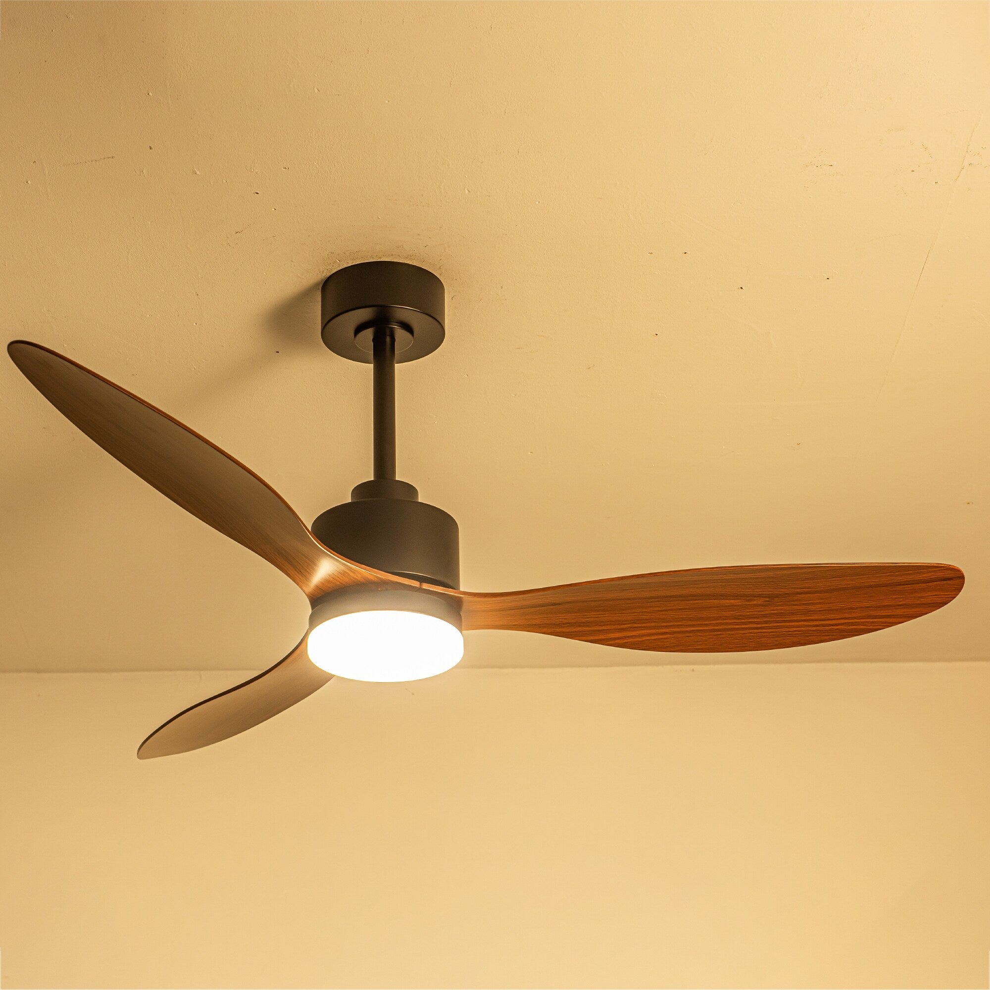 Ventilateur de plafond à DEL de 52 pouces avec télécommande (3 pales)