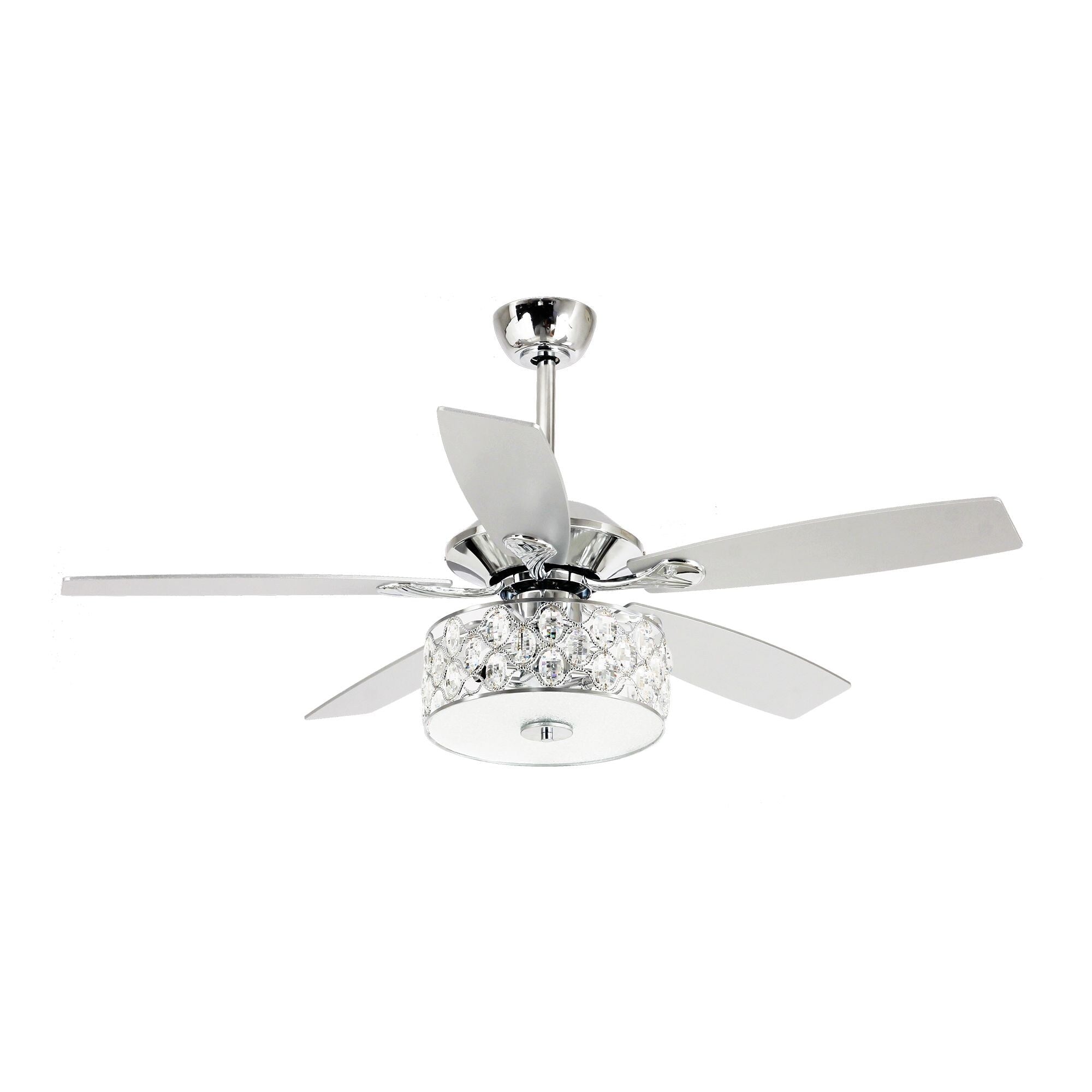 Ventilateur de plafond moderne à 4 lumières avec télécommande