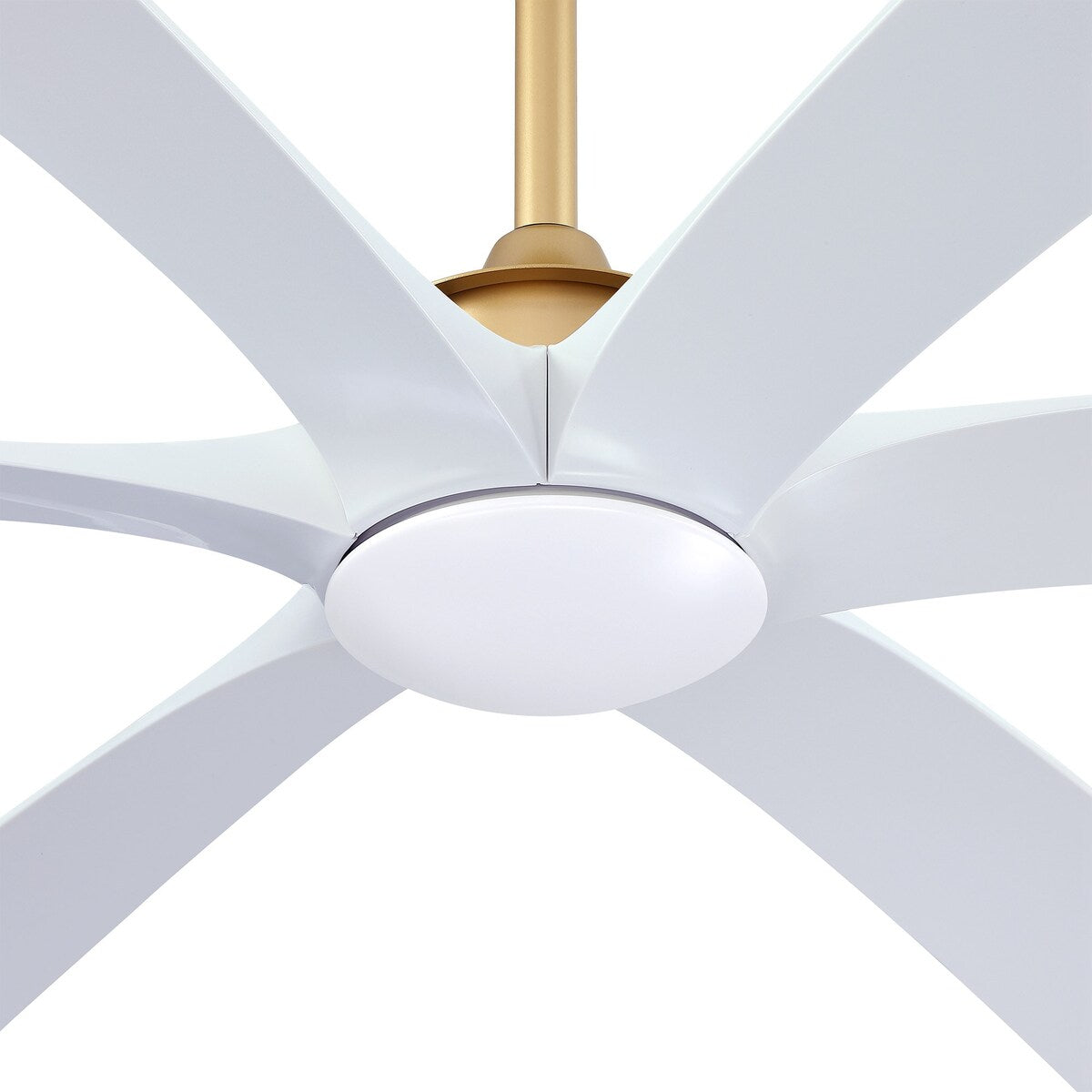 Grand ventilateur de plafond à courant continu à 6 pales en bois flotté de 72 pouces avec lumière et télécommande