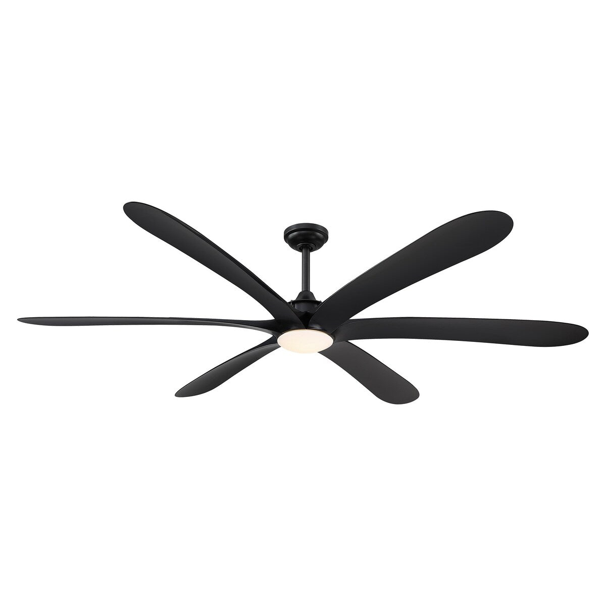 Grand ventilateur de plafond à courant continu à 6 pales en bois flotté de 72 pouces avec lumière et télécommande