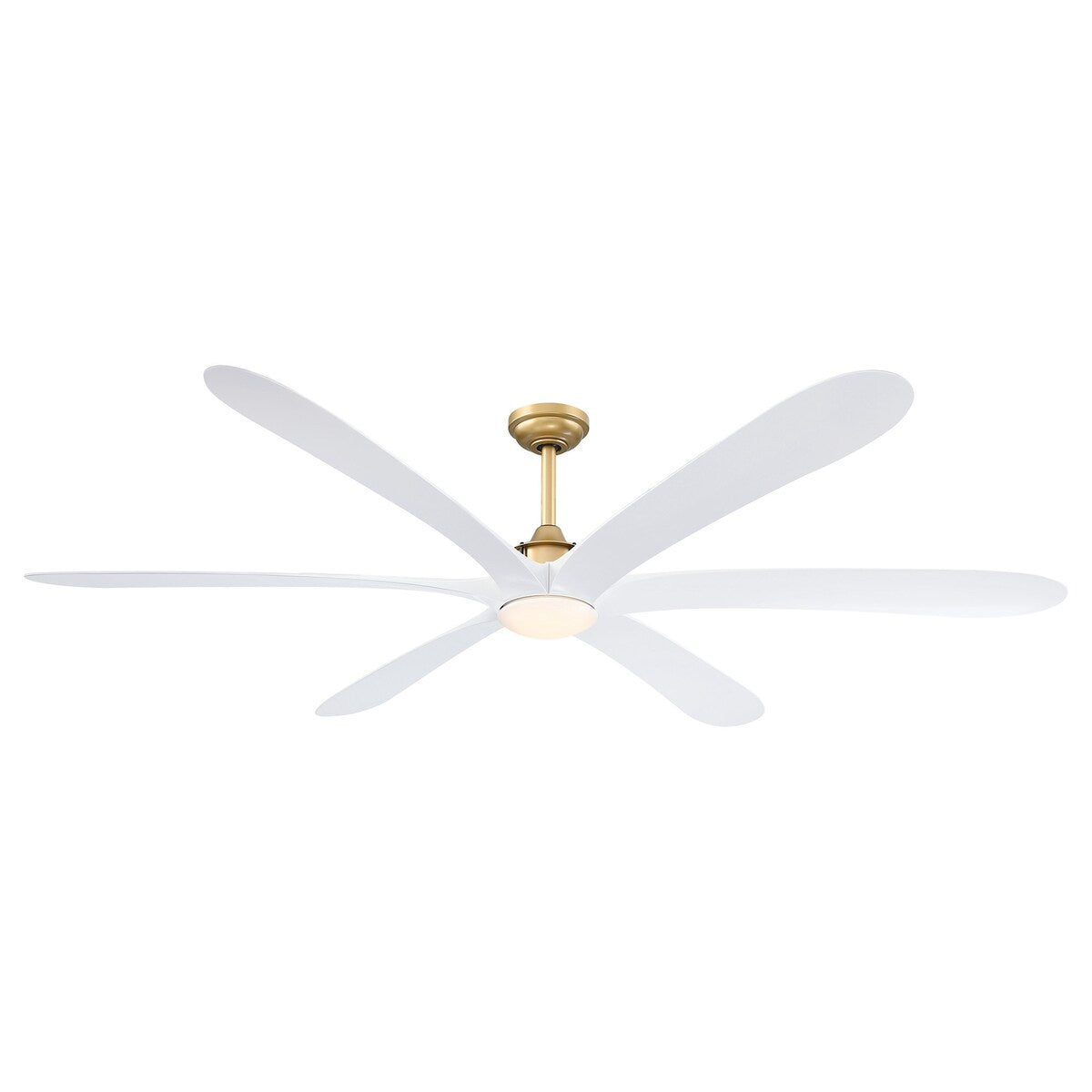 Grand ventilateur de plafond à courant continu à 6 pales en bois flotté de 72 pouces avec lumière et télécommande