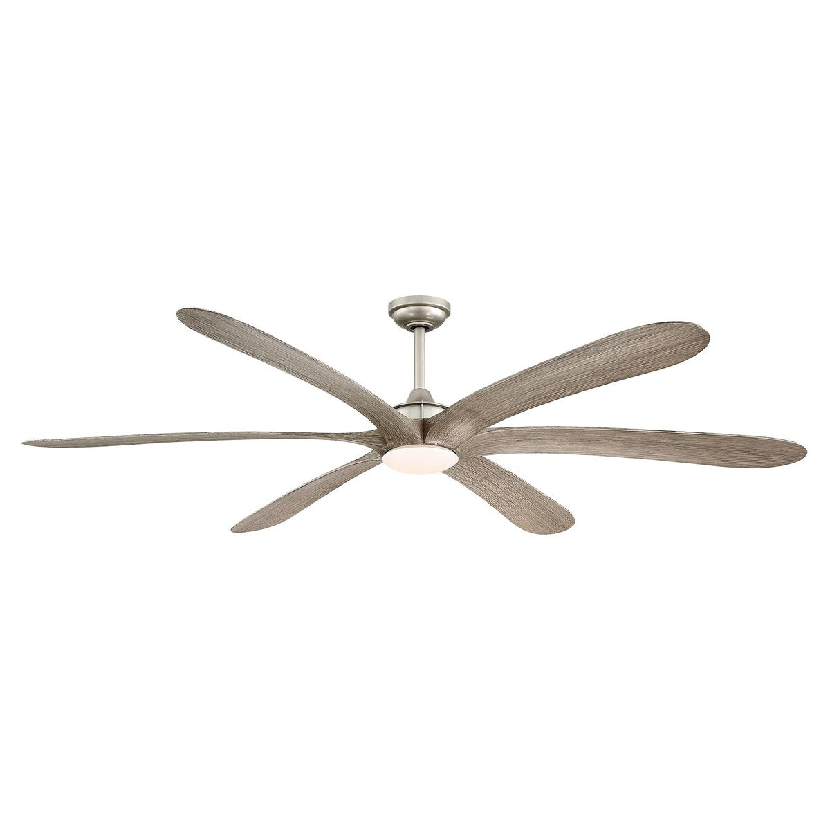 Grand ventilateur de plafond à courant continu à 6 pales en bois flotté de 72 pouces avec lumière et télécommande