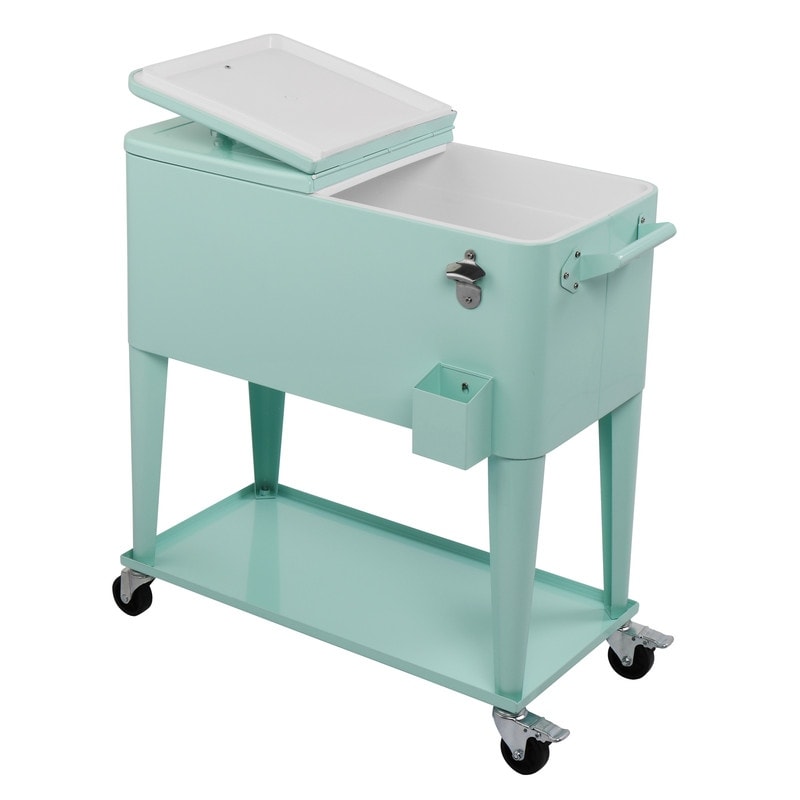 Refroidisseur à vaporisateur en fer 80QT avec étagère