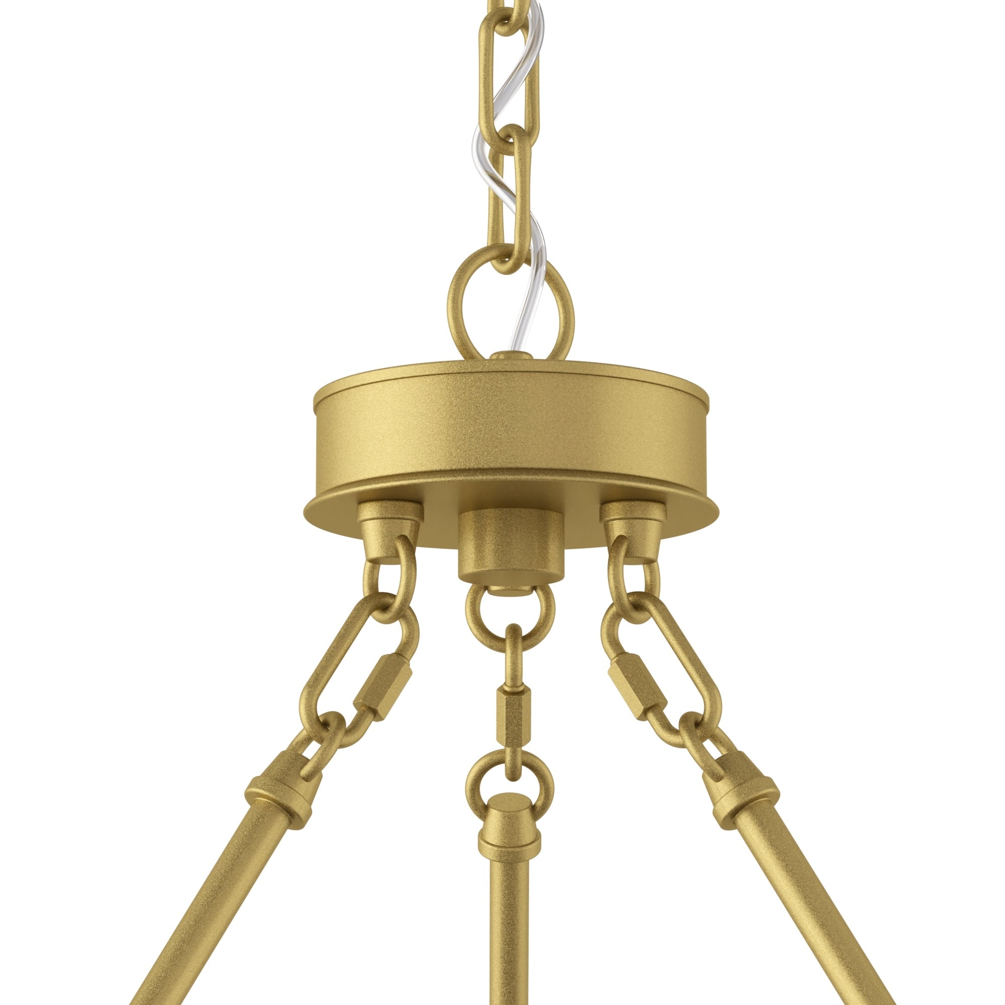 Lustre rond en forme de roue de chariot de style ferme moderne Acroma à 20 lumières de 40 po avec UL