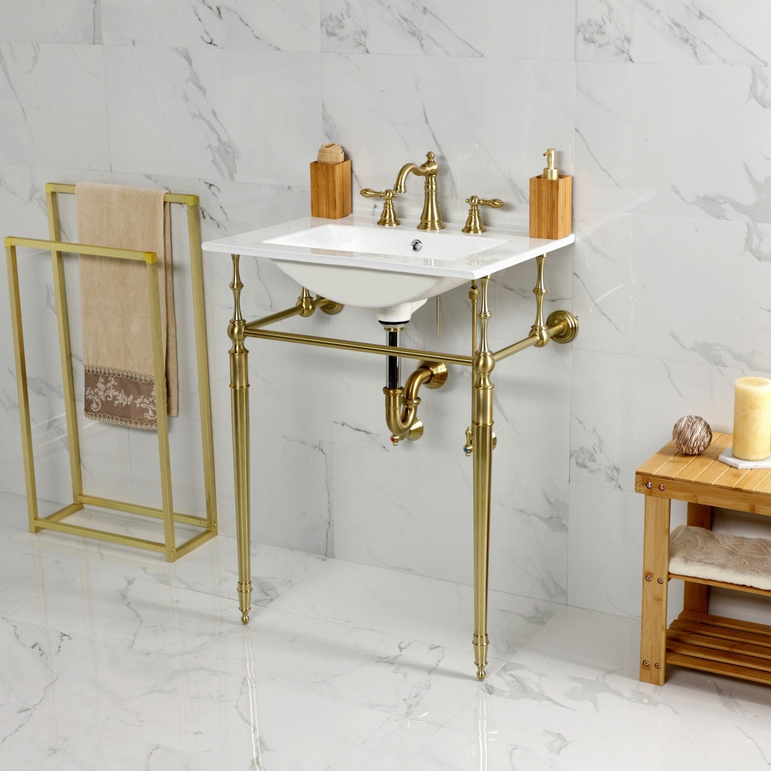 Robinet de salle de bain classique américain à large diffusion