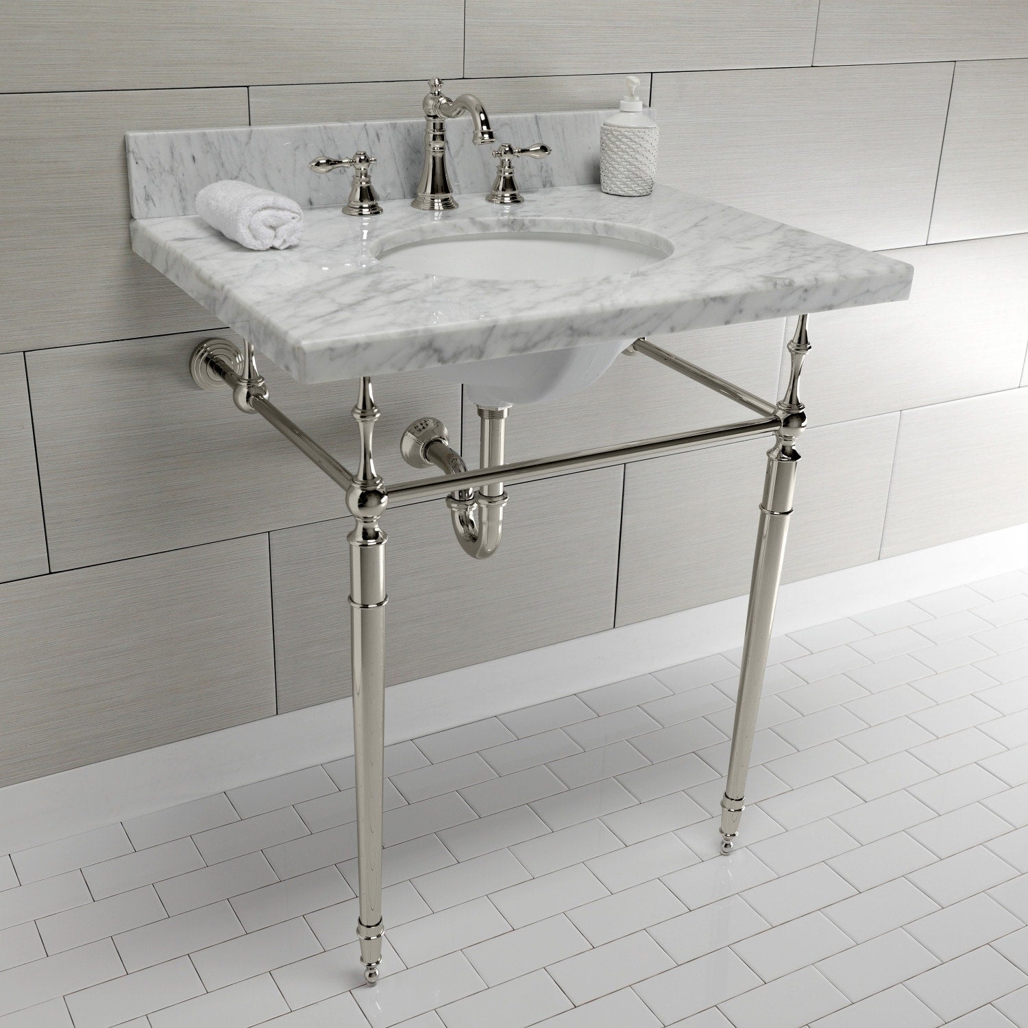 Robinet de salle de bain classique américain à large diffusion