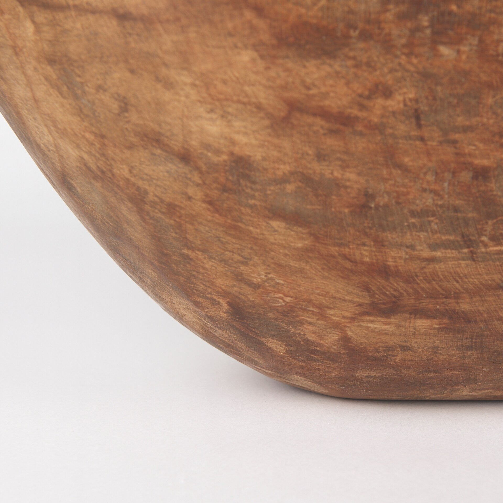 Bol oblong extra large Athena en bois récupéré noir-brun - 26,0 L x 10,0 l x 7,0 H