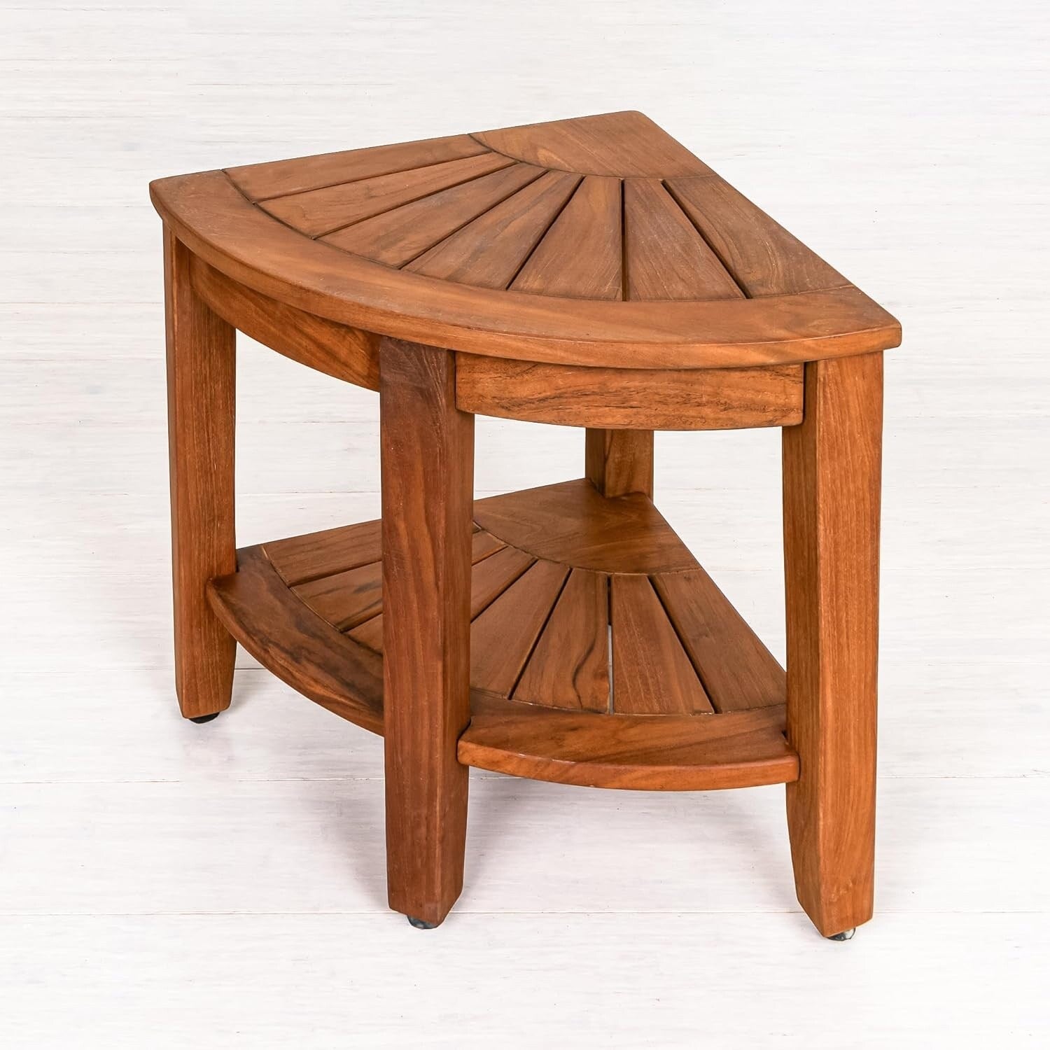 Table/banc de douche en teck indonésien Aurora Home