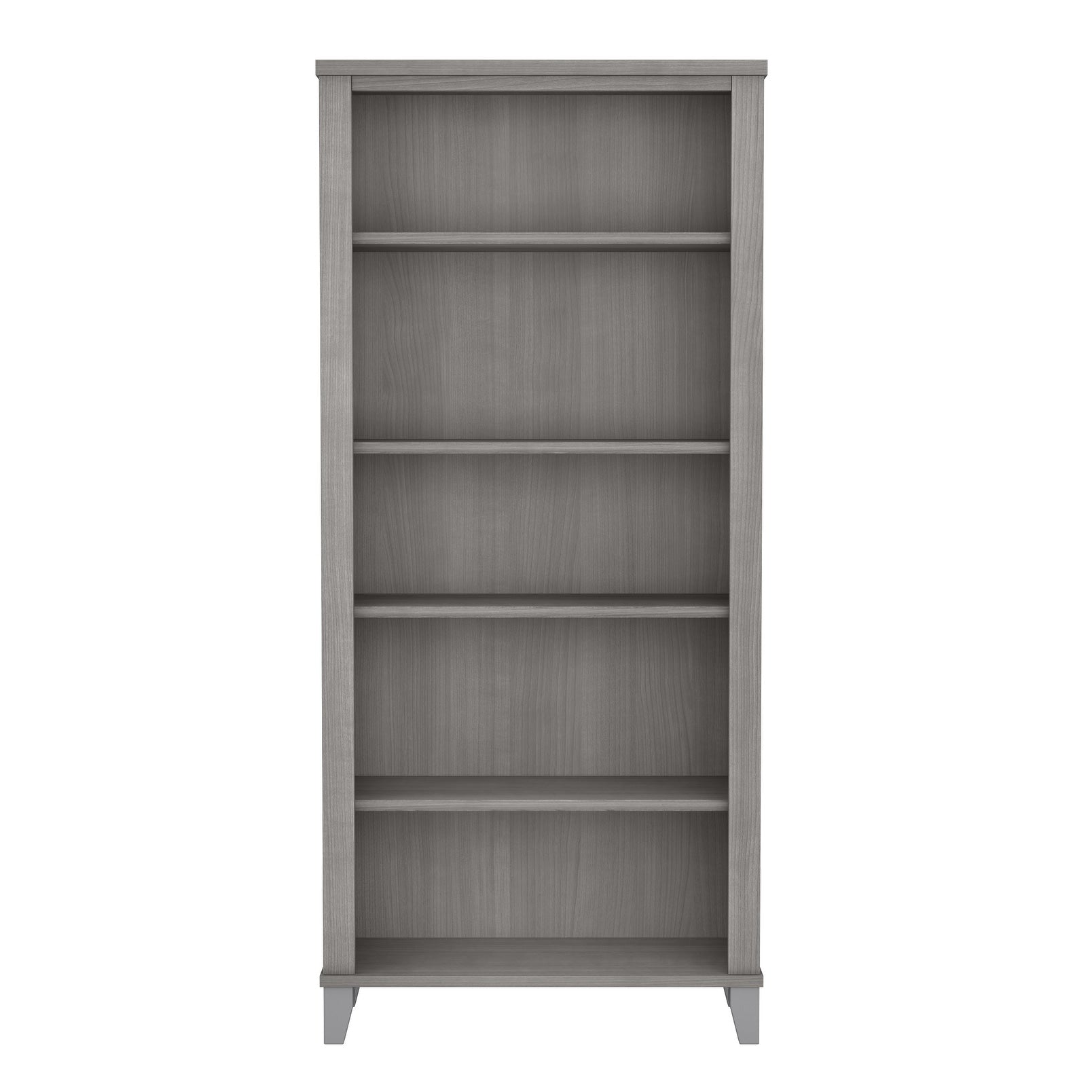 Bibliothèque haute à 5 étagères Bush Furniture Somerset avec tablettes réglables