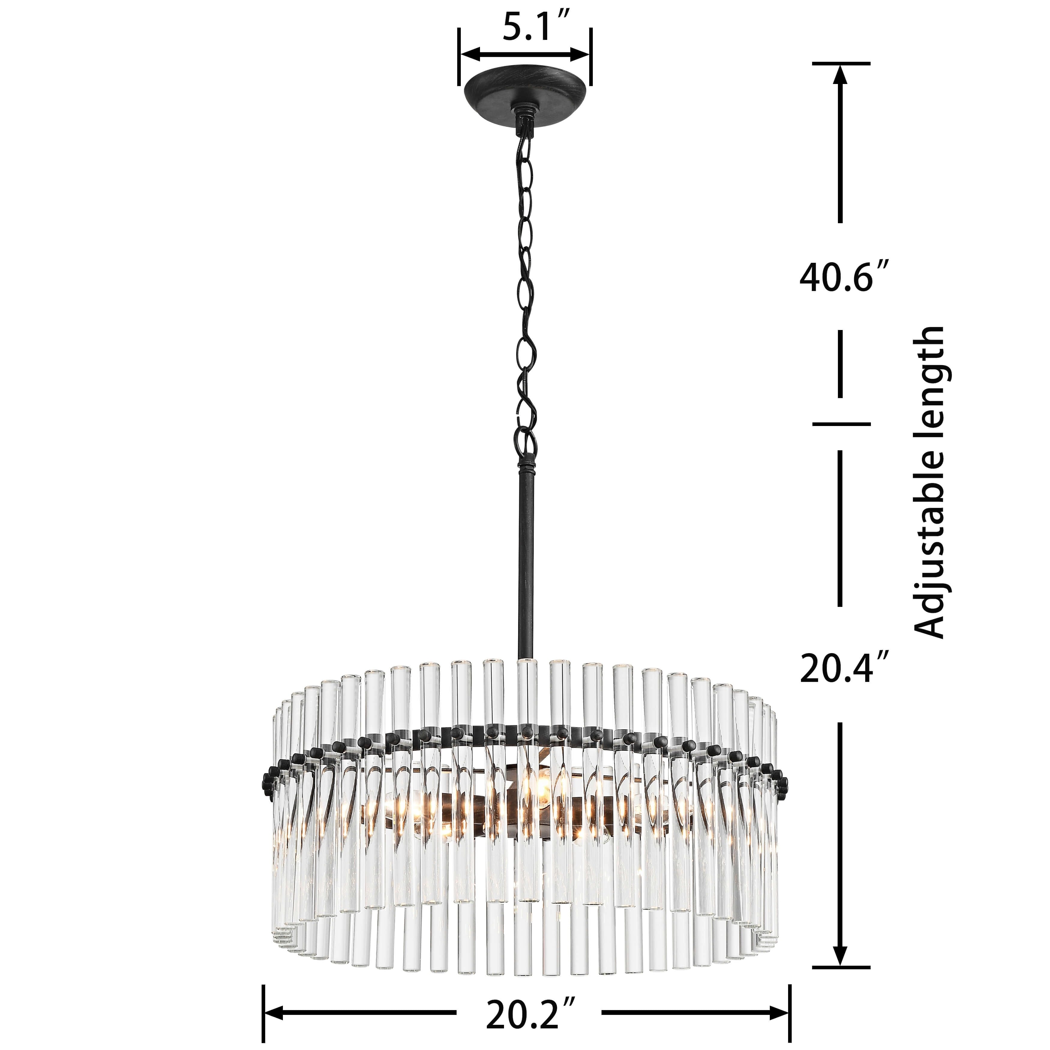 Lustre en cristal Casandra à 5 lumières