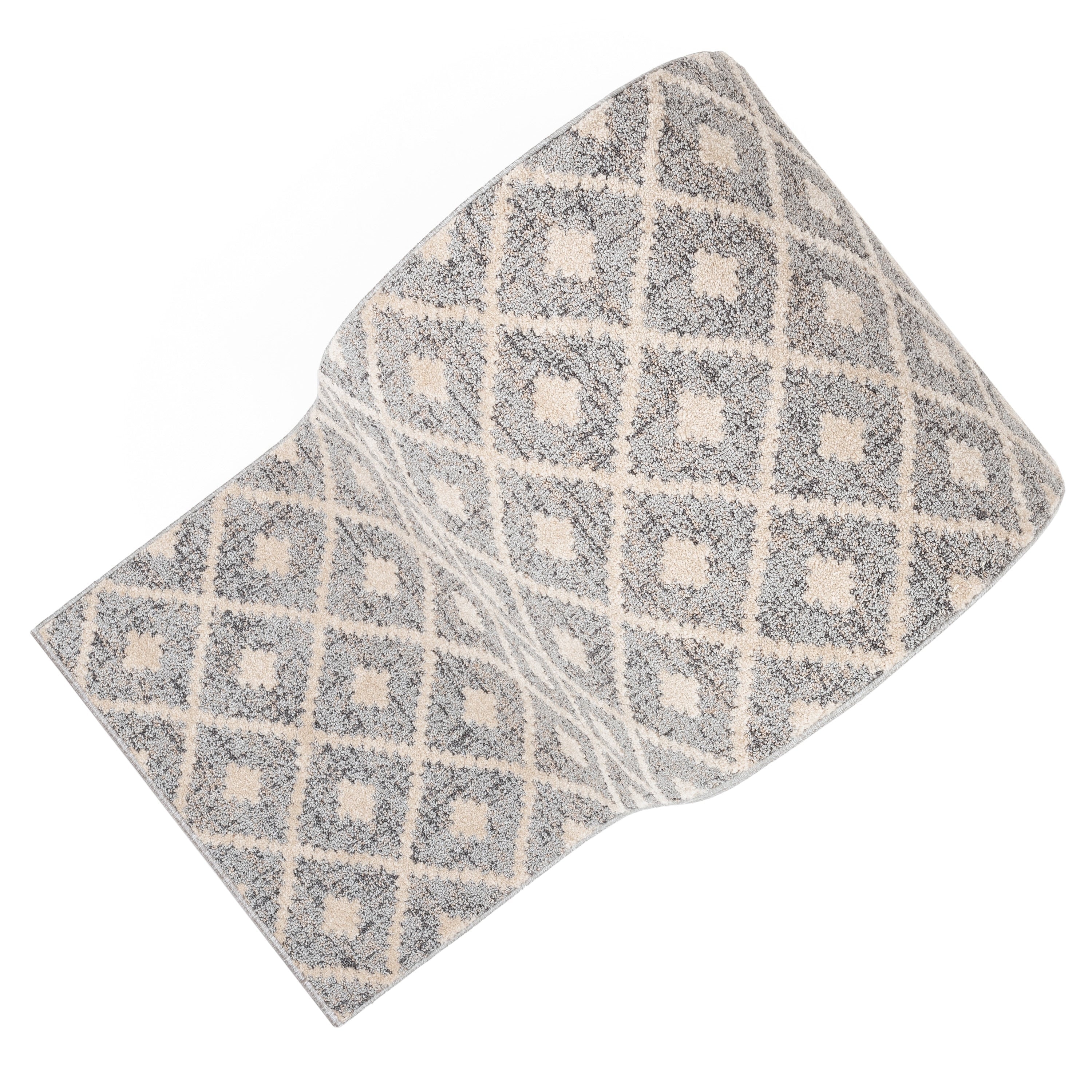 Tapis d'escalier moderne Harlow Trellis sur mesure