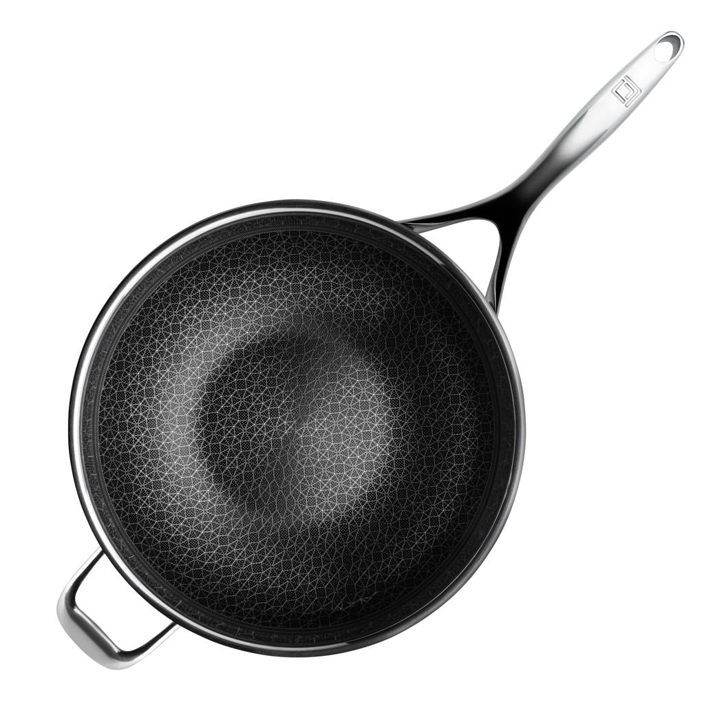 Batterie de cuisine hybride antiadhésive DiamondClad 7 pièces en acier inoxydable