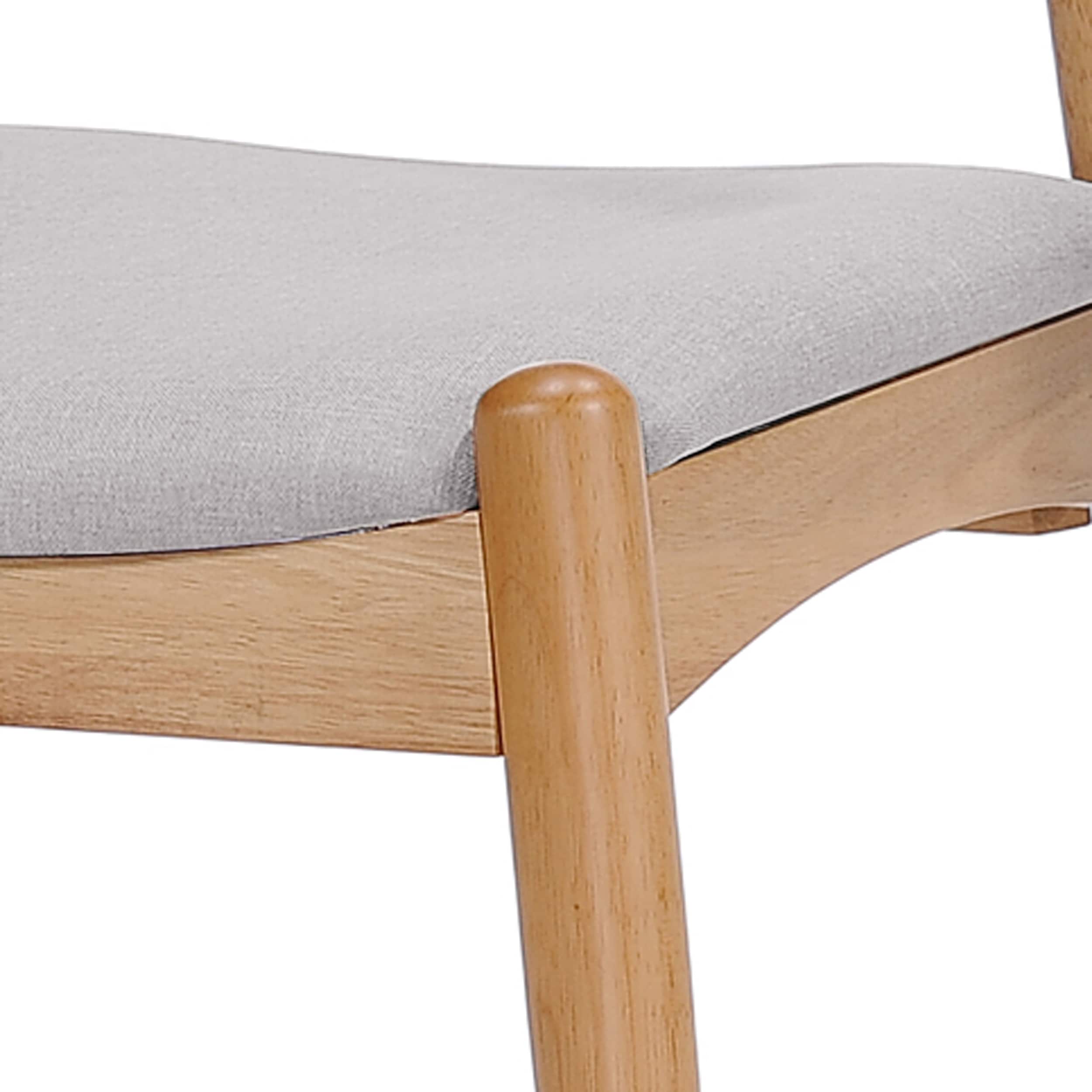 Chaises de salle à manger modernes du milieu du siècle Francie (lot de 2) par Christopher Knight Home - 20,50 L x 20,25 L x 29,75 H