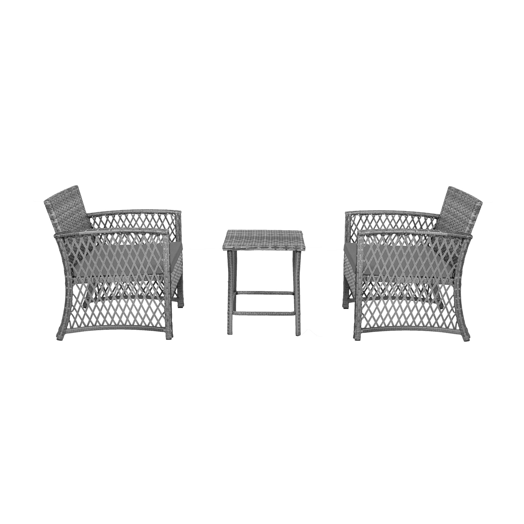 Ensemble de patio bistro en osier Heritage Outdoor 3 pièces