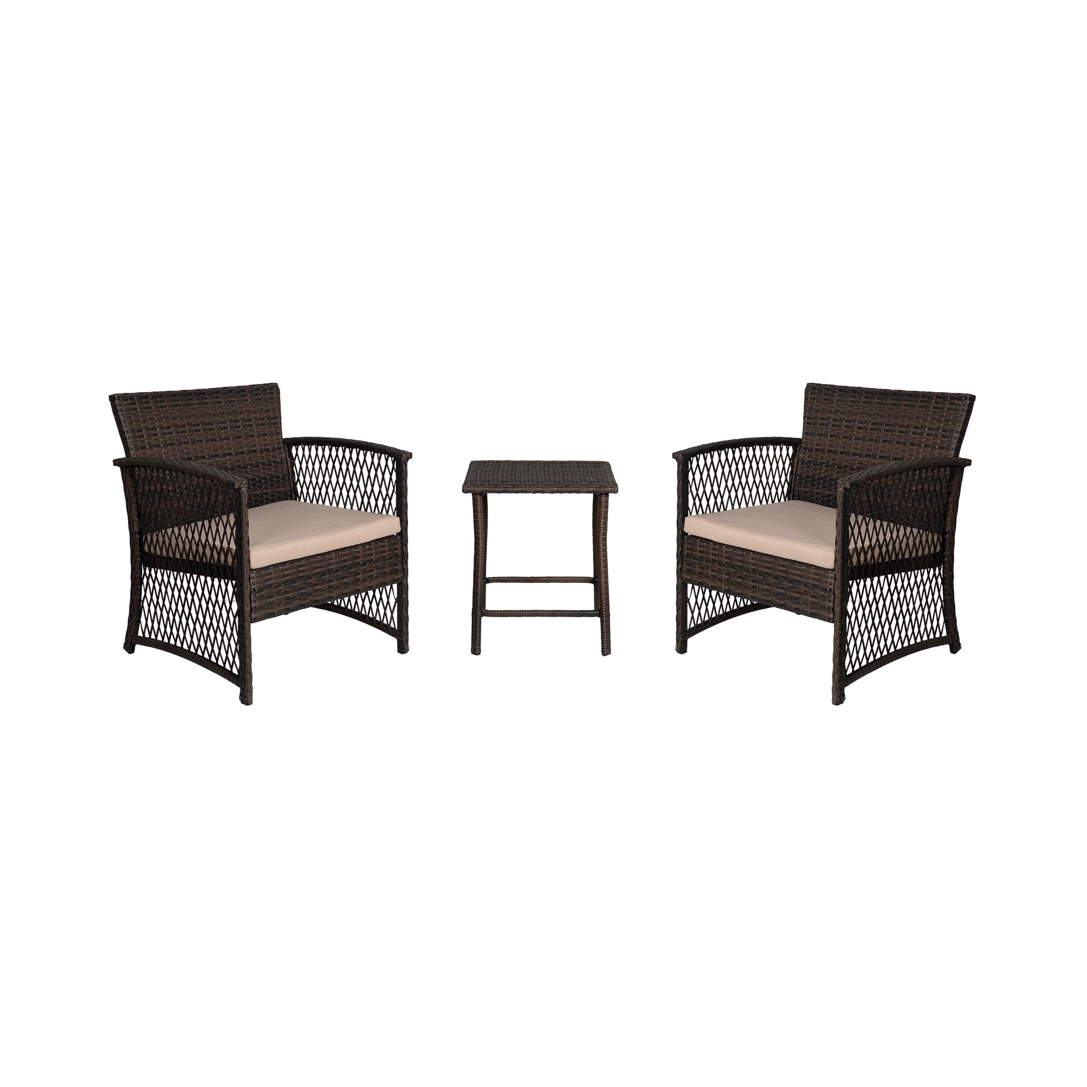 Ensemble de patio bistro en osier Heritage Outdoor 3 pièces