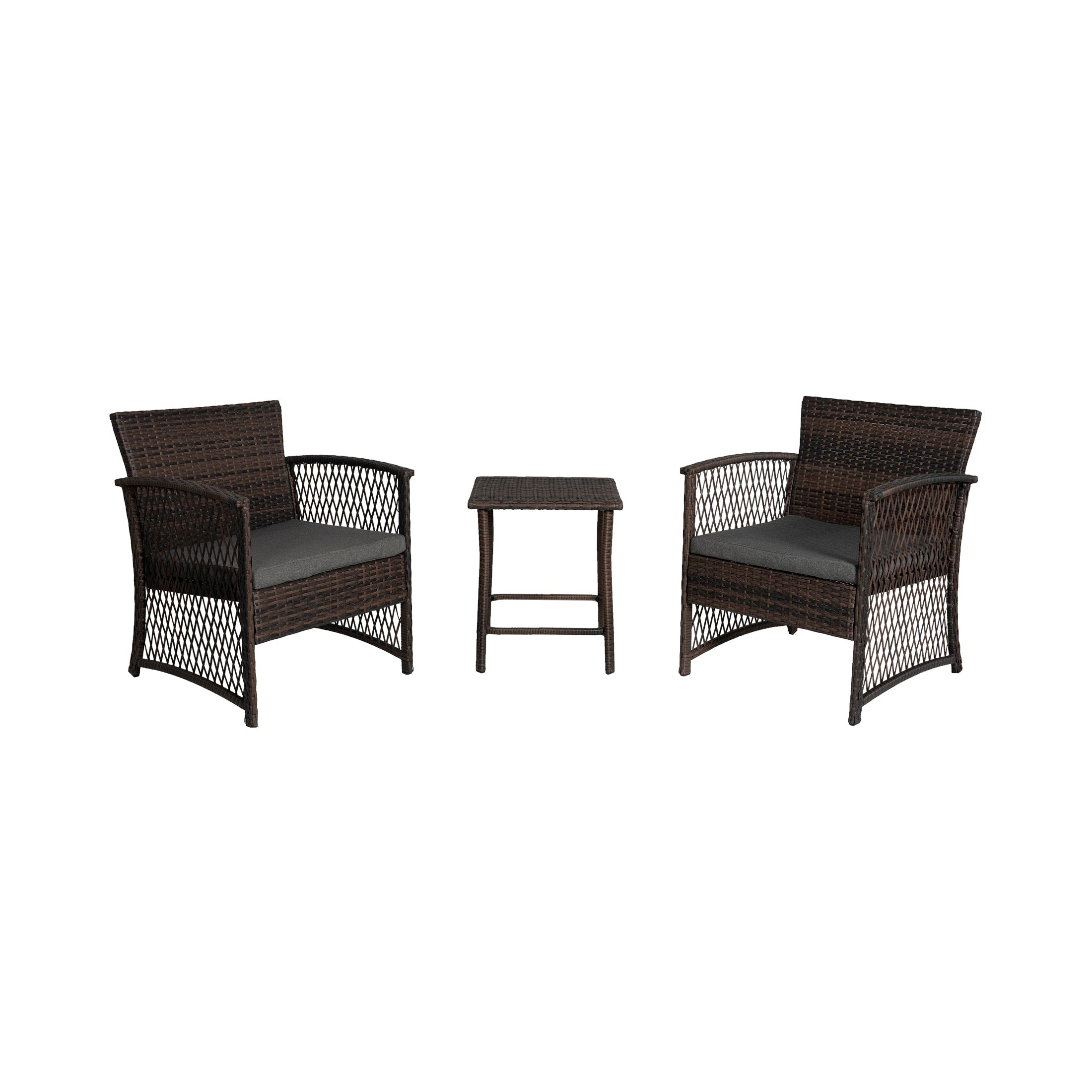 Ensemble de patio bistro en osier Heritage Outdoor 3 pièces