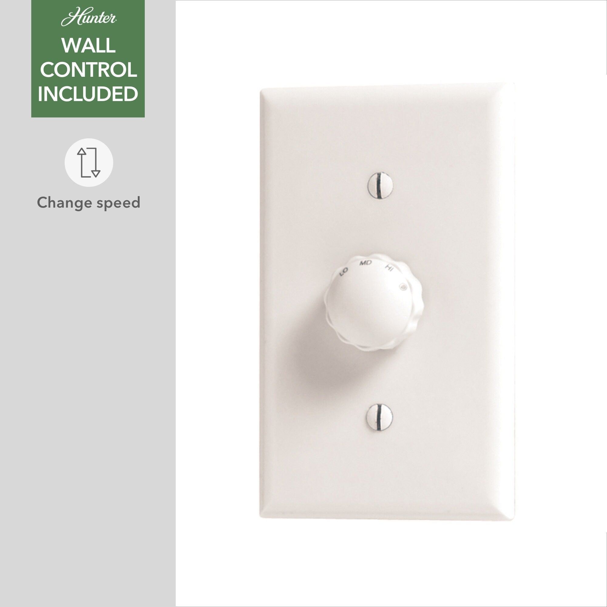 Ventilateur de plafond intérieur/extérieur Hunter 52 Shorebreak WeatherMax avec commande murale - Résistant aux intempéries, au sel et à la corrosion