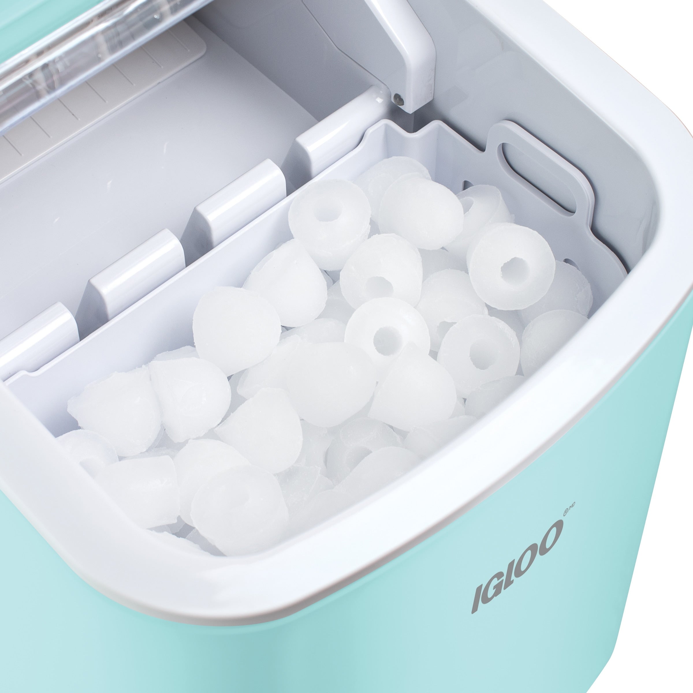 Machine à glaçons portative autonettoyante et automatique Igloo de 11,8 kg avec poignée, couleur aqua