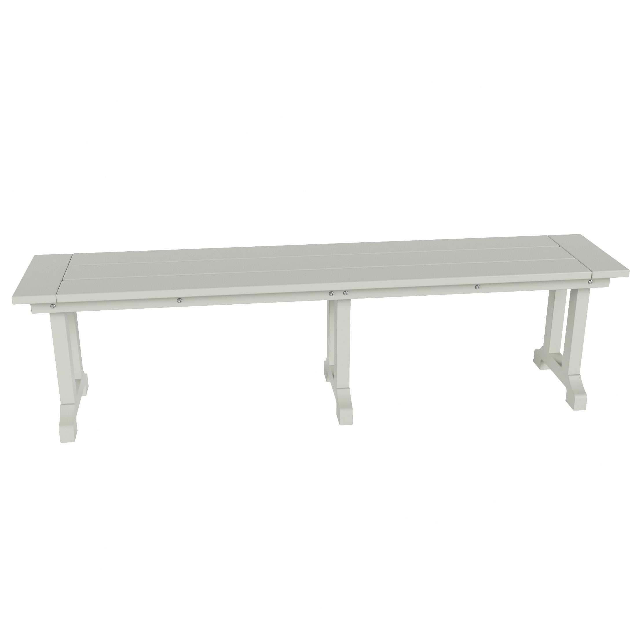 Banc de terrasse extérieur Polytrends Laguna en PEHD toutes saisons 65