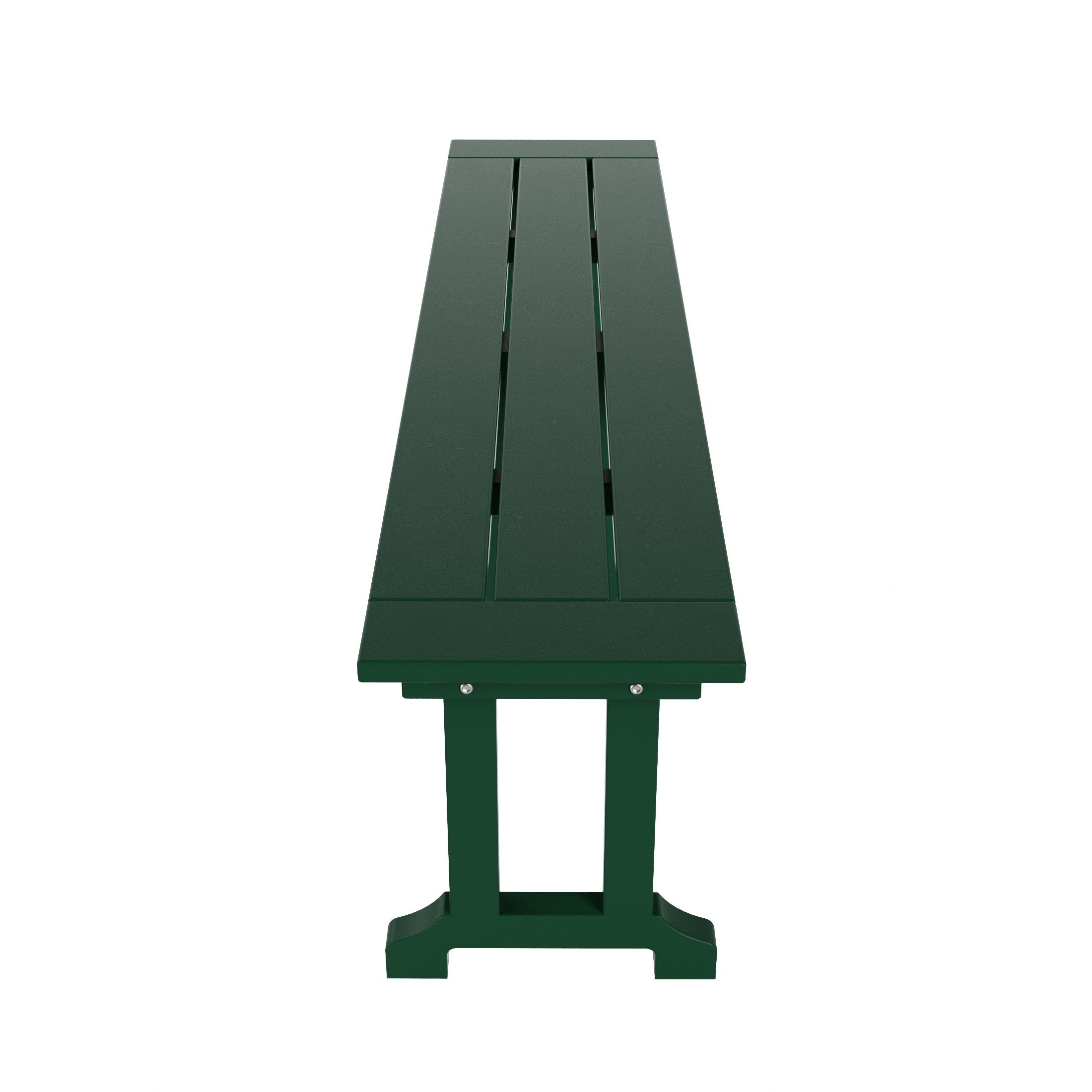 Banc de terrasse extérieur Polytrends Laguna en PEHD toutes saisons 65