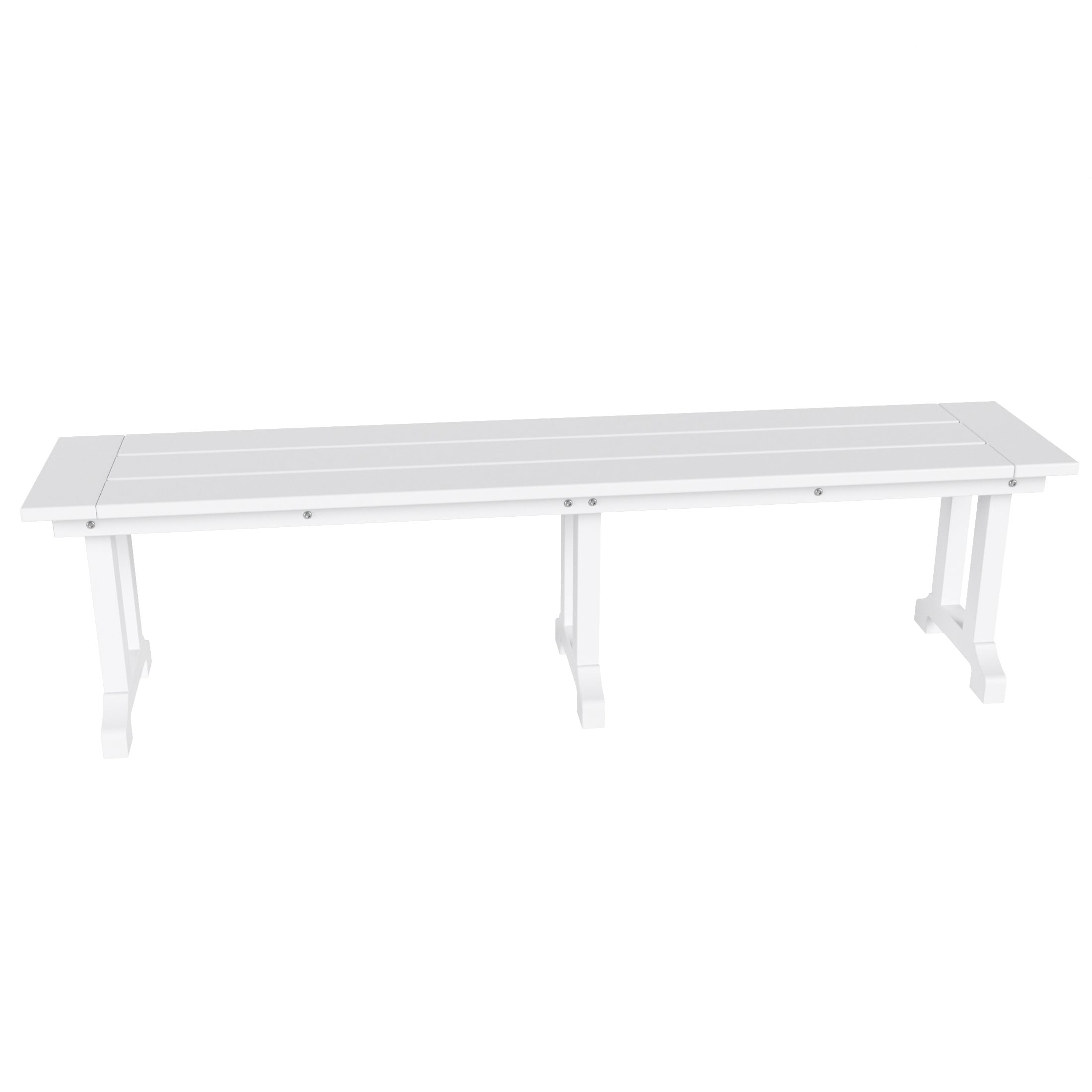 Banc de terrasse extérieur Polytrends Laguna en PEHD toutes saisons 65