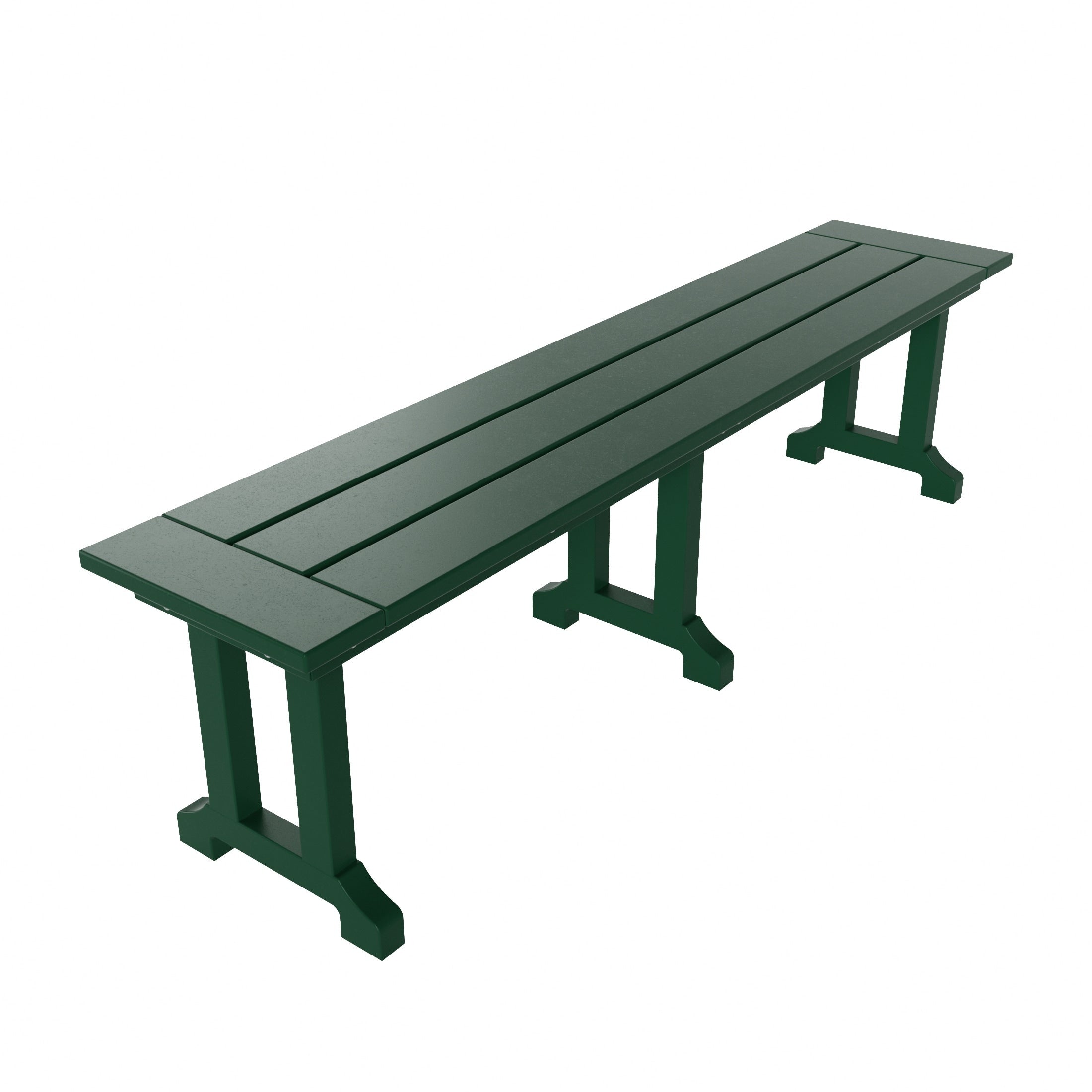 Banc de terrasse extérieur Polytrends Laguna en PEHD toutes saisons 65