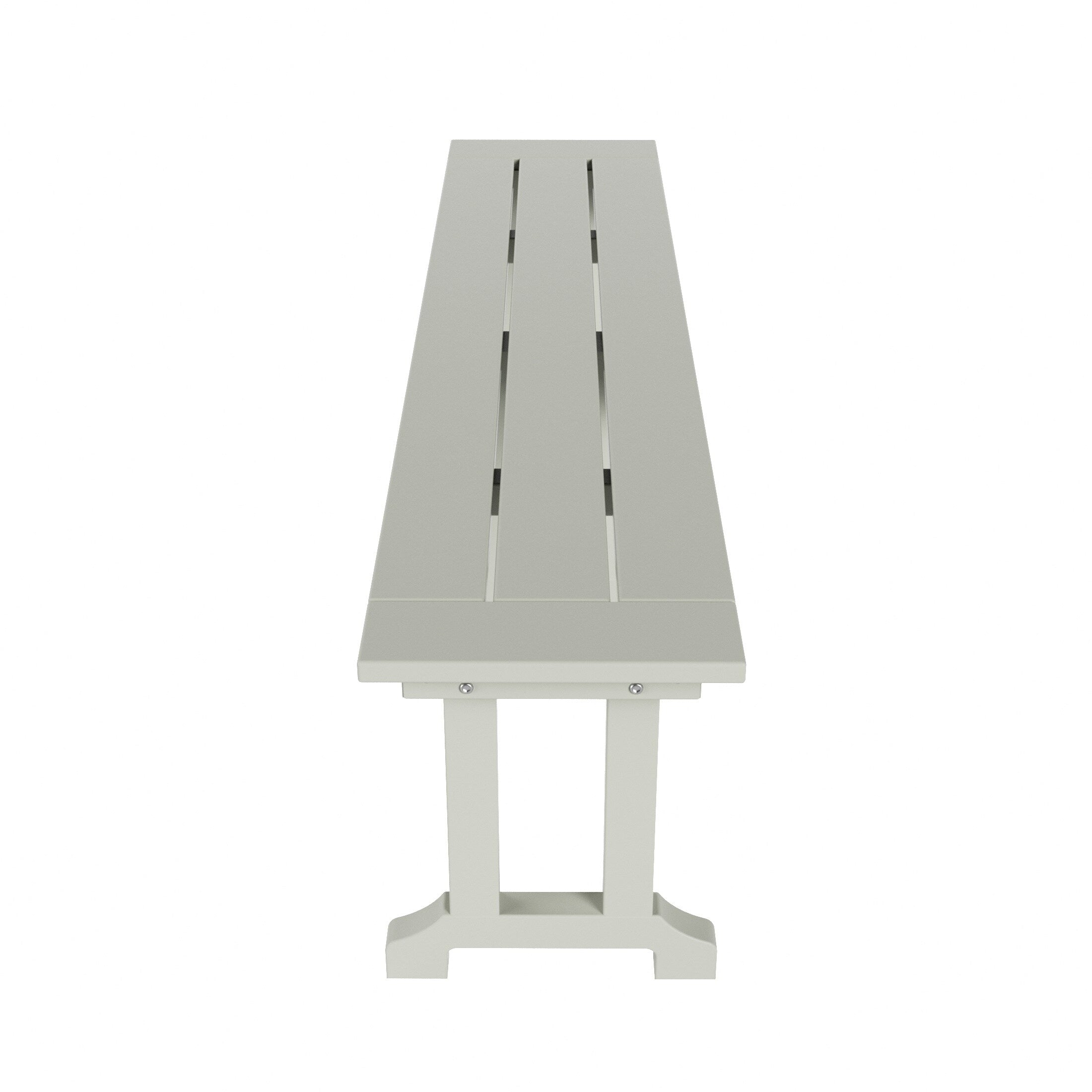 Banc de terrasse extérieur Polytrends Laguna en PEHD toutes saisons 65