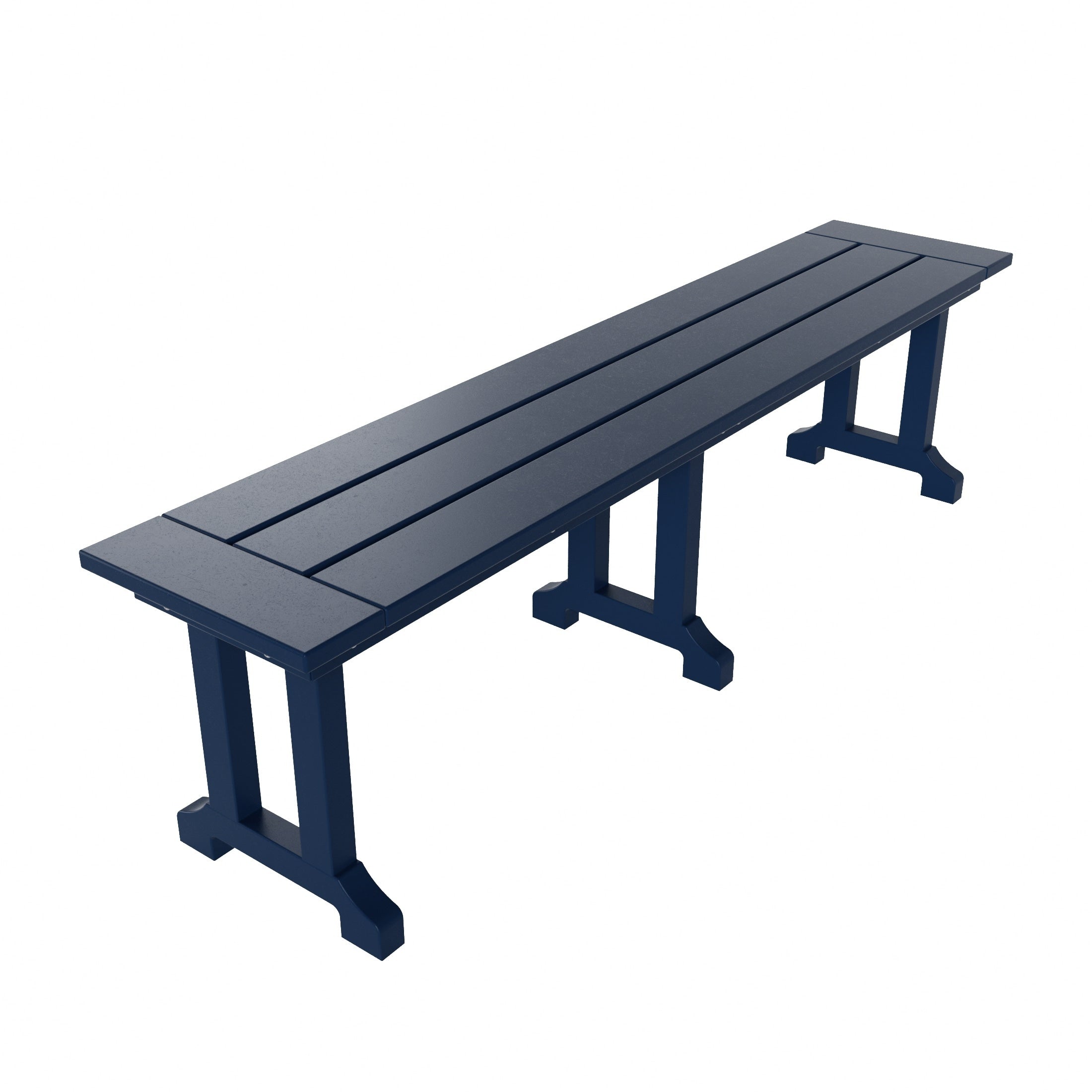 Banc de terrasse extérieur Polytrends Laguna en PEHD toutes saisons 65
