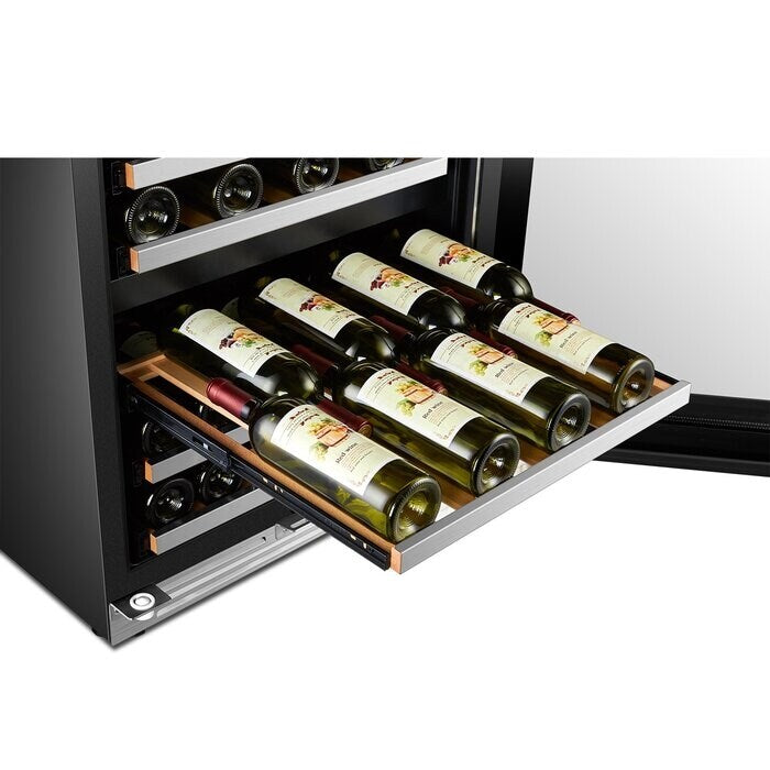Refroidisseur à vin à compresseur double zone LanboPro 24 pouces 44 bouteilles