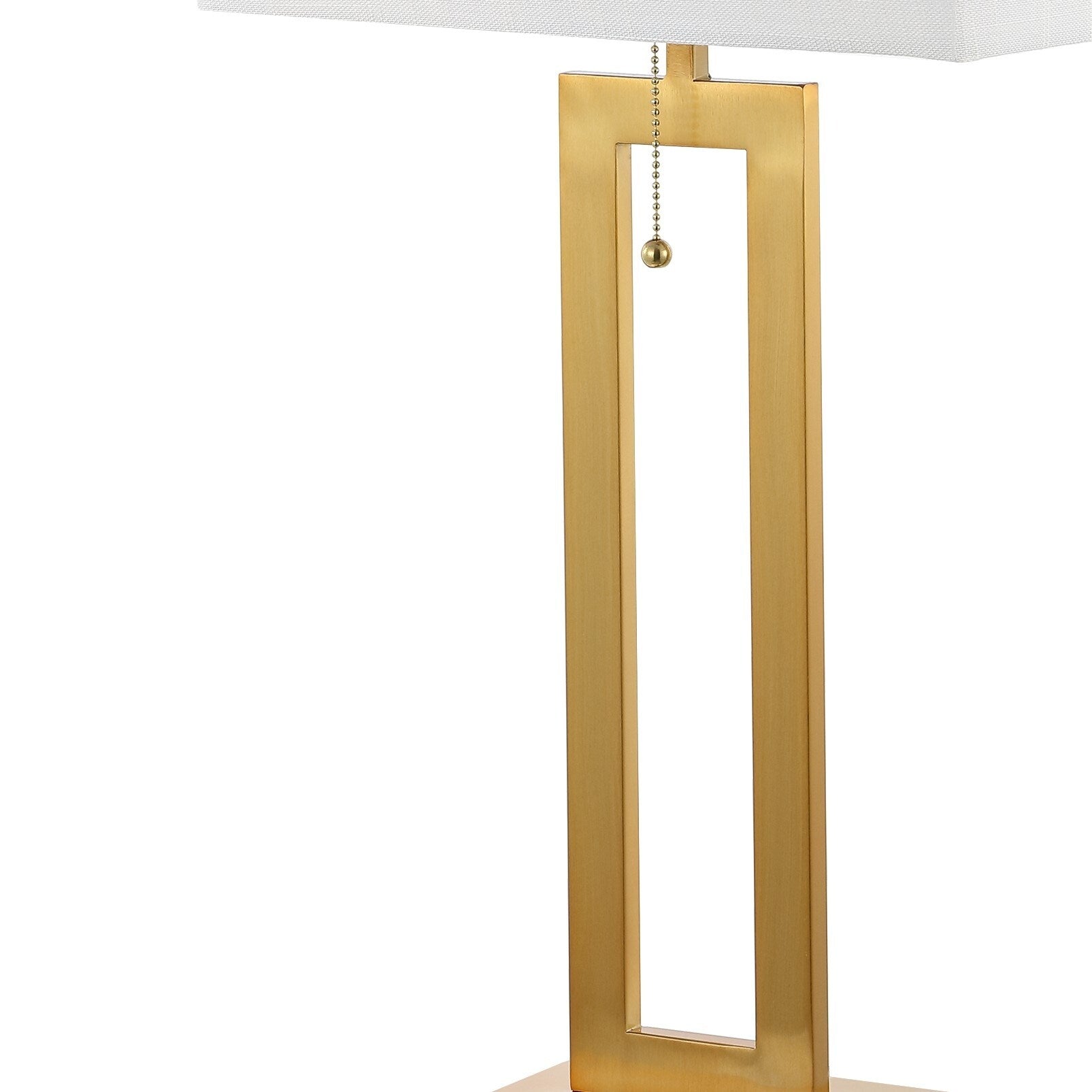 Lampe de table LED industrielle vintage Lucie 28,5 cm avec chaînette et port de chargement USB (lot de 2) par JONATHAN Y