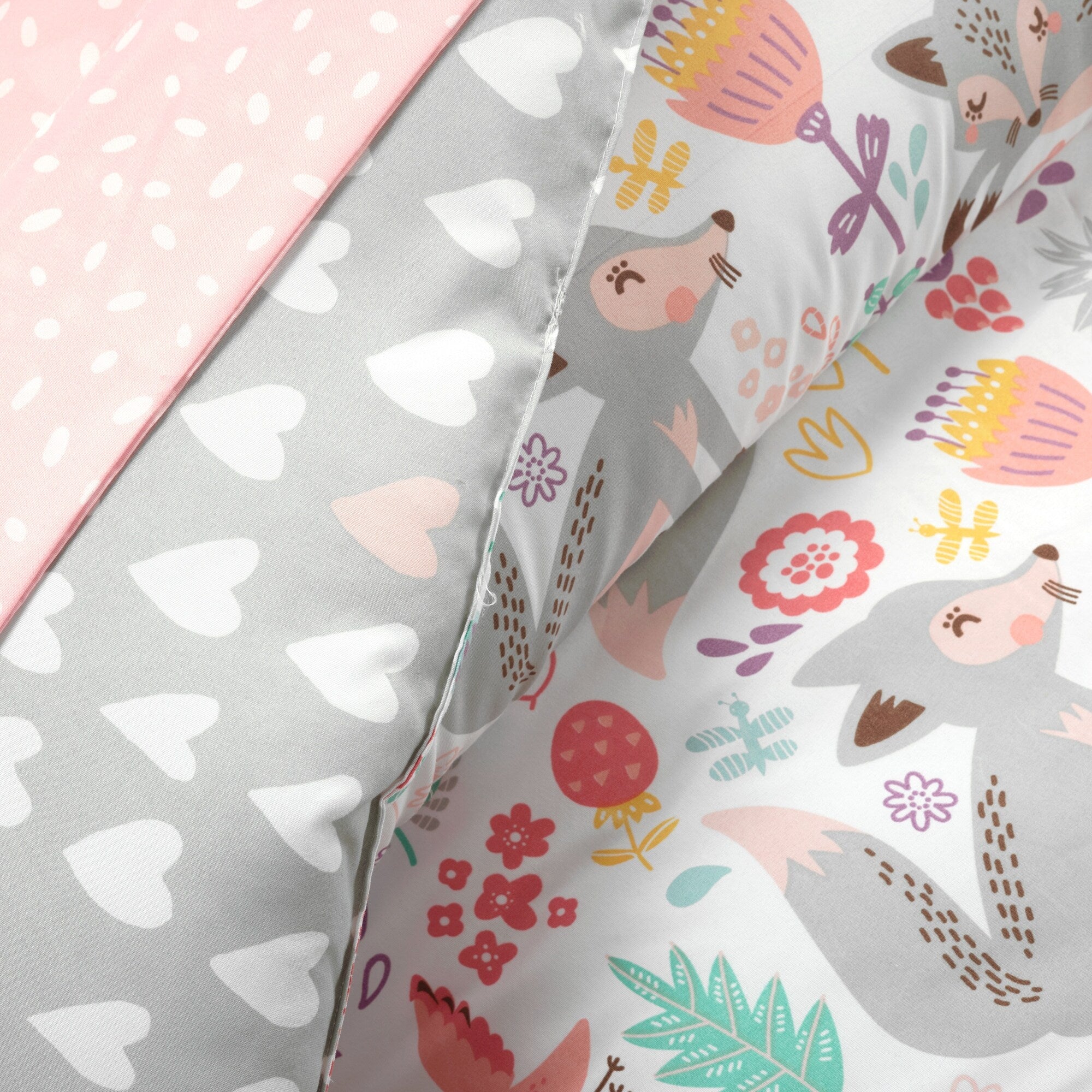 Lush Decor Pixie Fox avec ensemble de draps Kids Back To Campus Couette