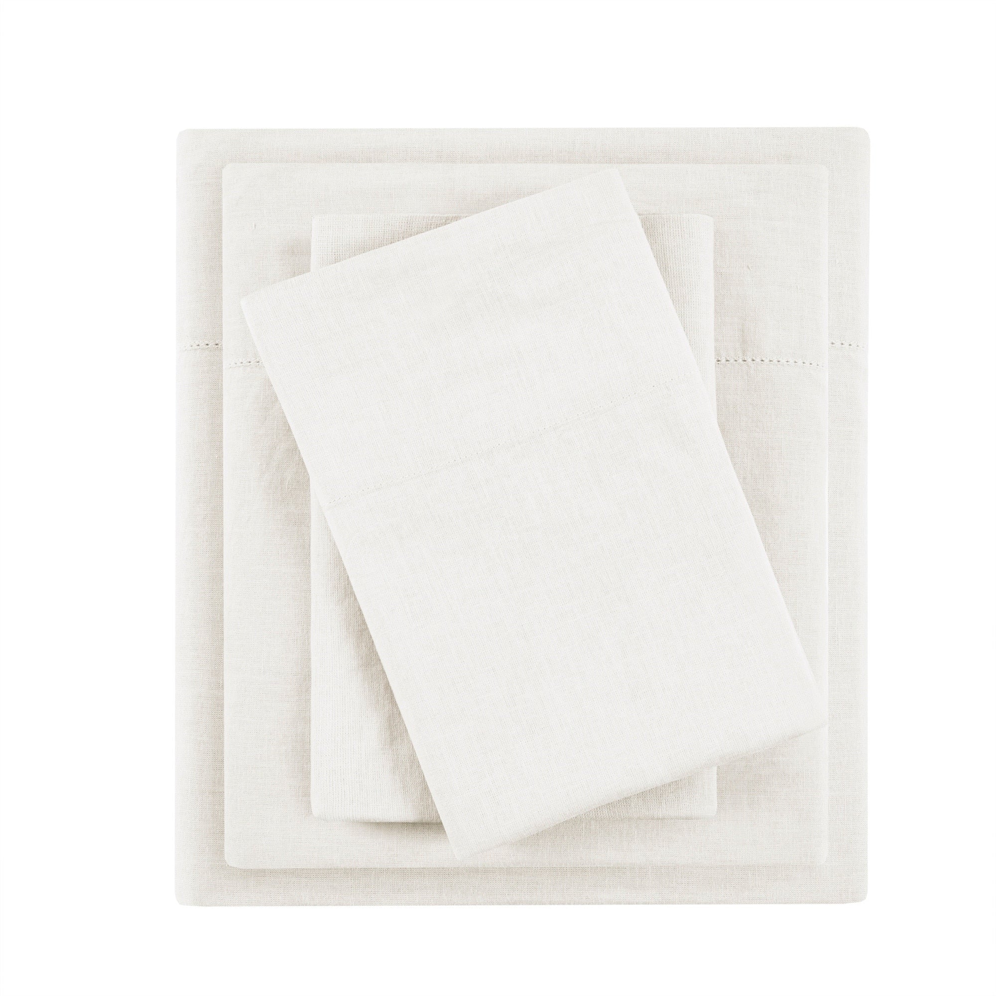 Madison Park Linen Blend 4PC Sheet Set