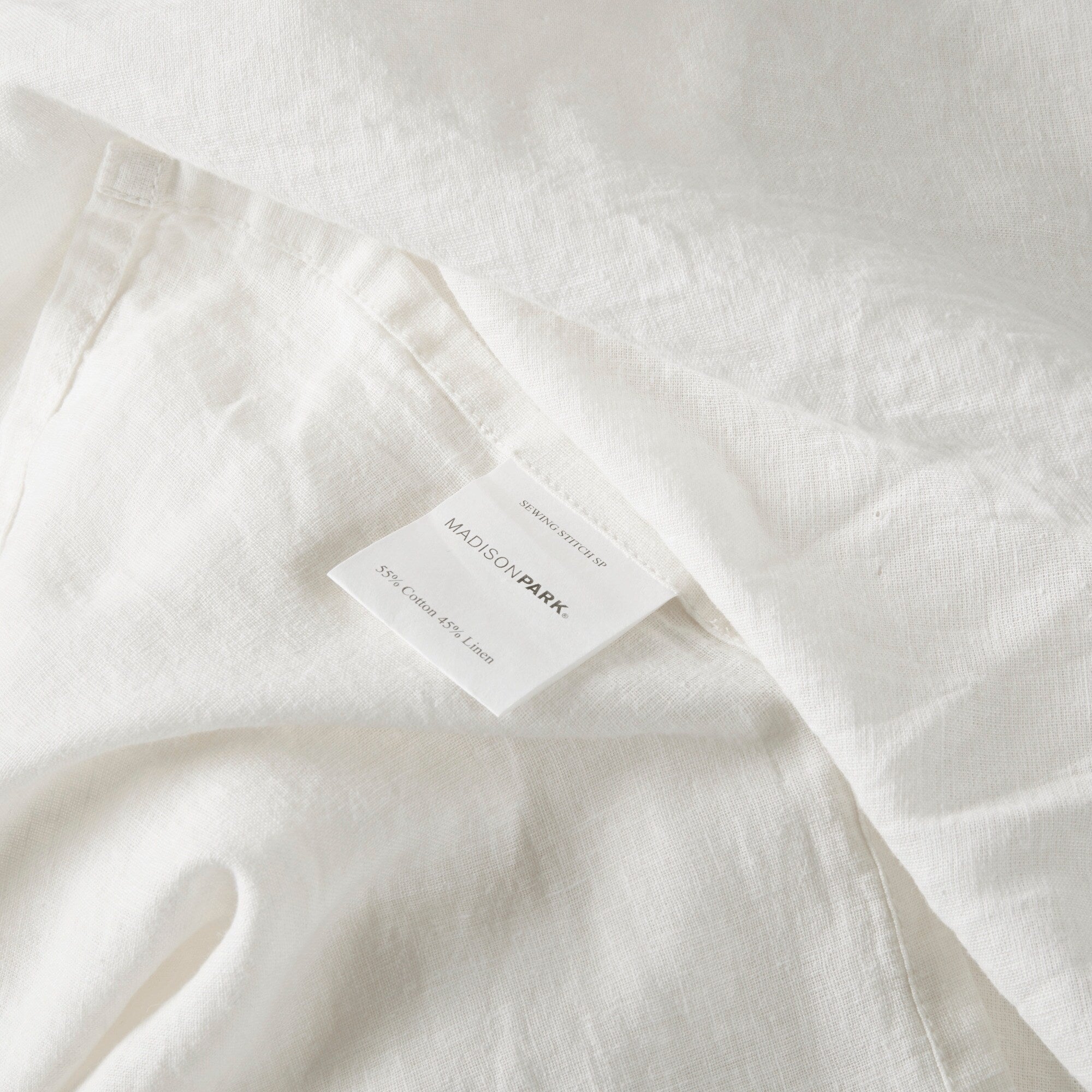 Madison Park Linen Blend 4PC Sheet Set