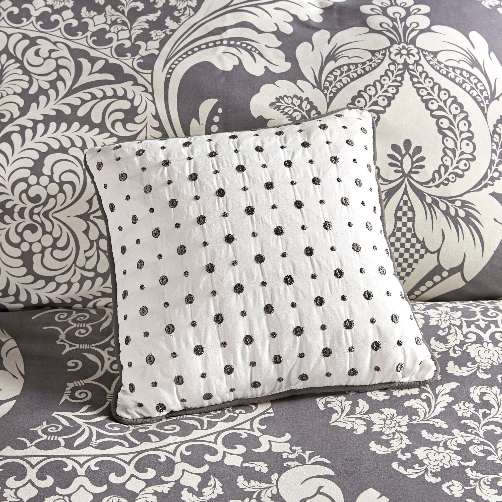 Ensemble de couette en coton imprimé Madison Park Marcella 7 pièces