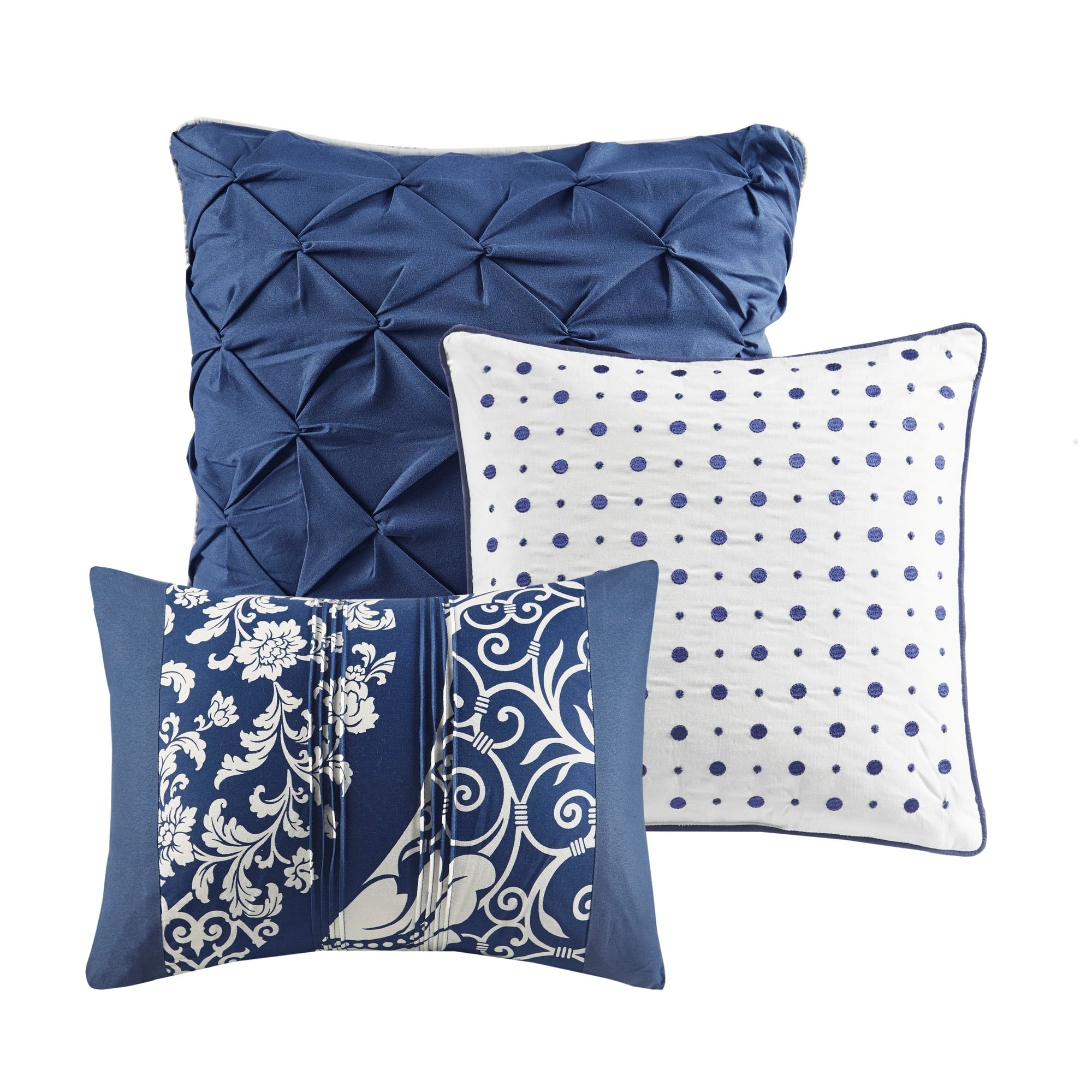Ensemble de couette en coton imprimé Madison Park Marcella 7 pièces