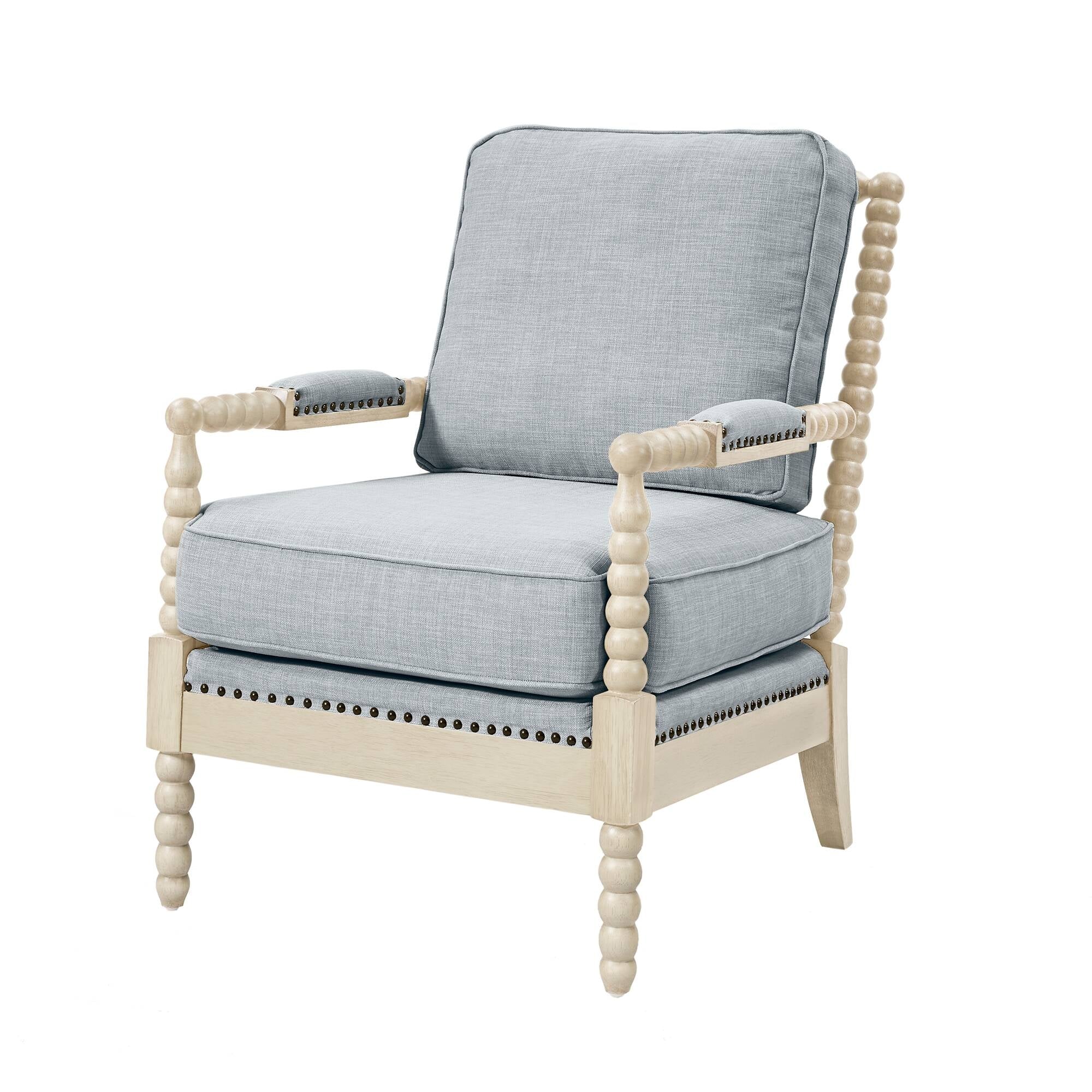 Fauteuil à cadre en bois tourné Madison Park Donohue