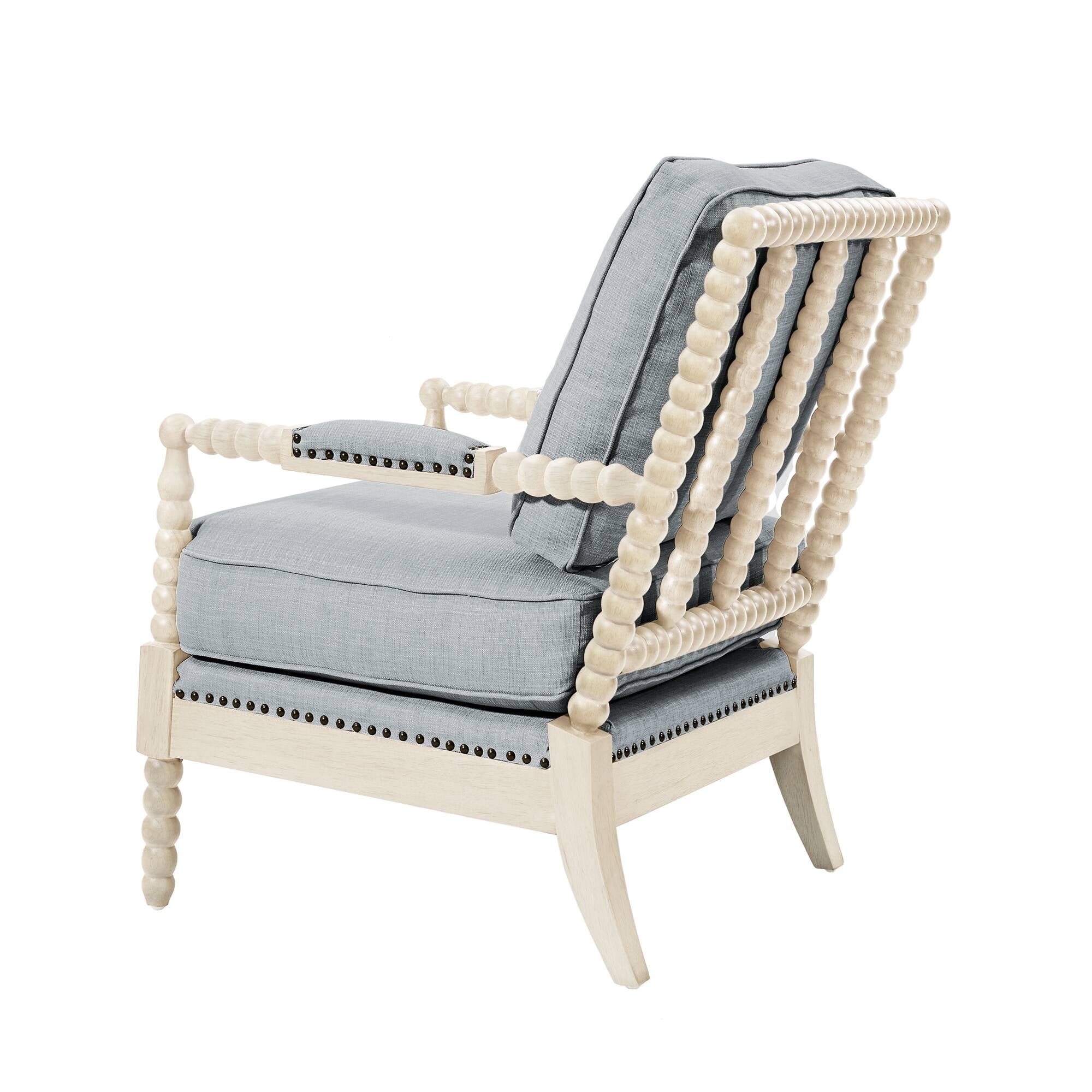 Fauteuil à cadre en bois tourné Madison Park Donohue