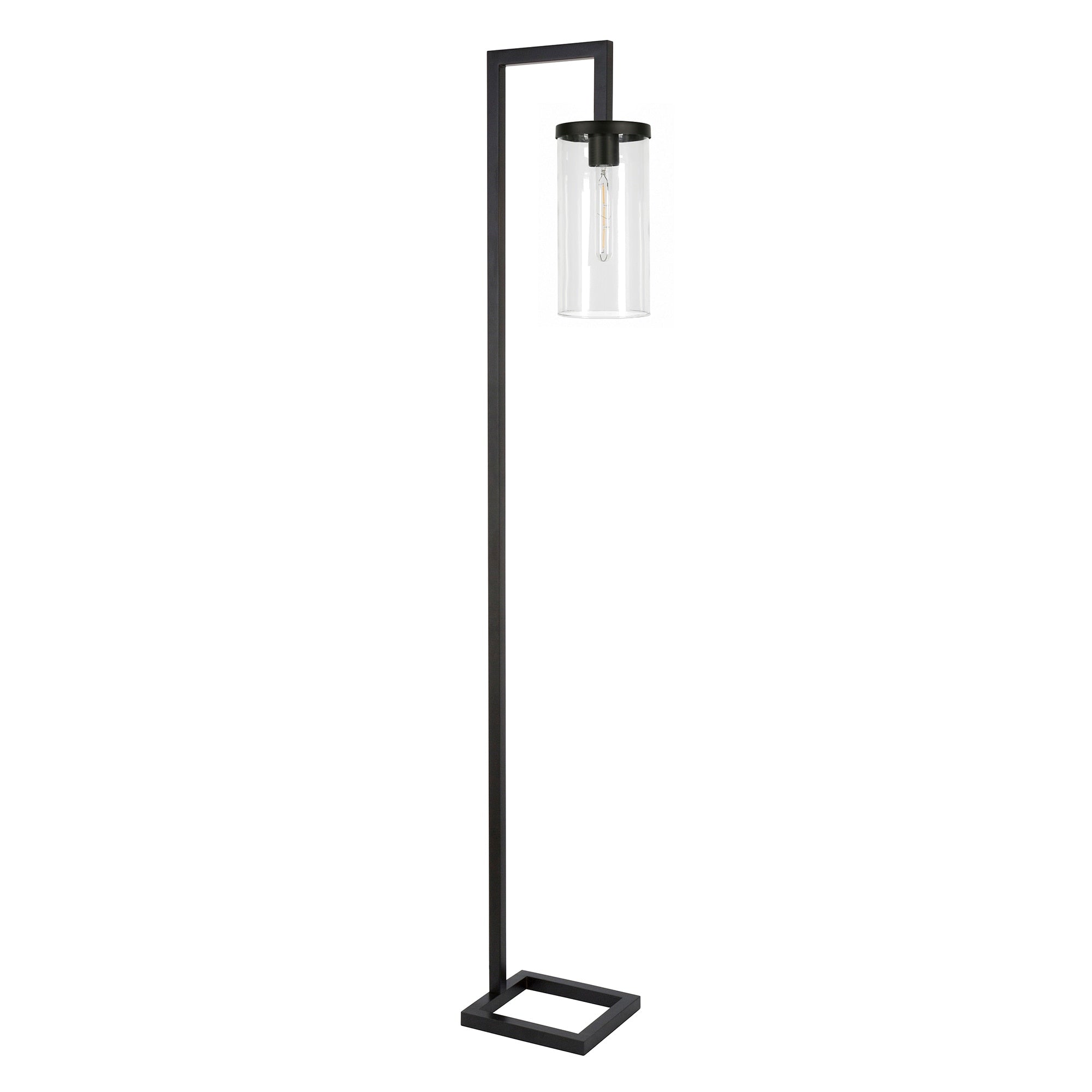 Malva 67.75 Tall Floor Lamp with Glass Shade - 11 Wide