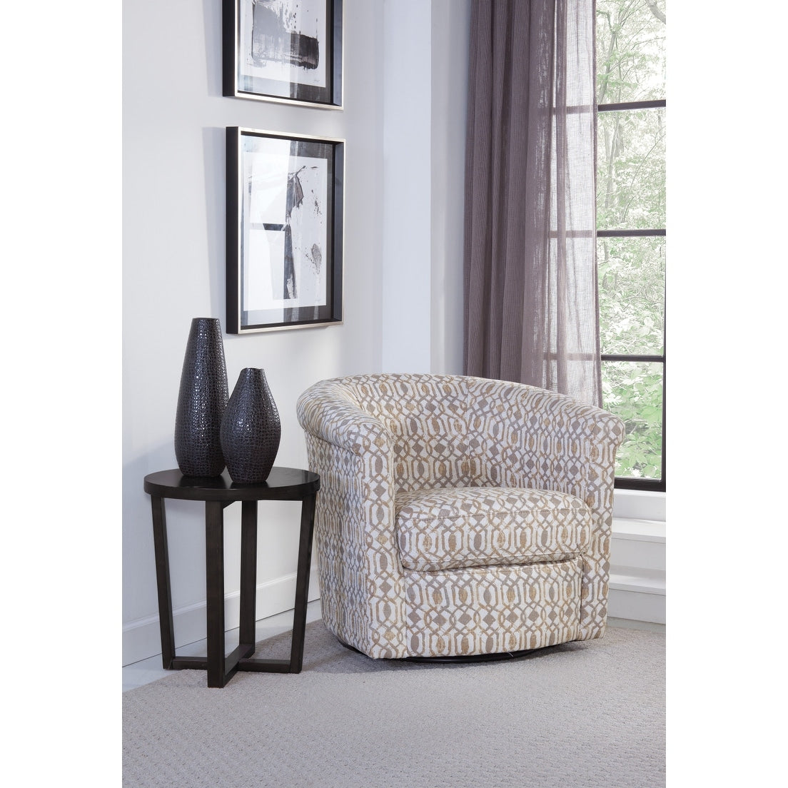 Chaise pivotante traditionnelle Marvel à 360 degrés