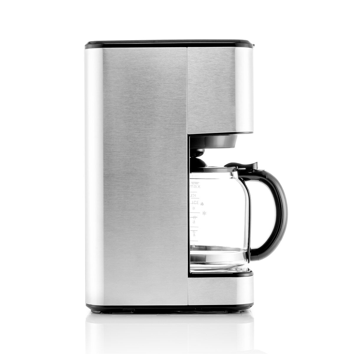 Cafetière filtre Melitta Aroma Tocco Plus 12 tasses, eau chaude et eau glacée, avec carafe en verre et écran tactile