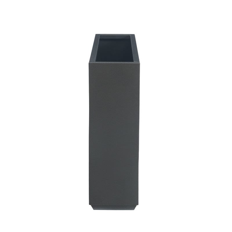 Jardinière métallique robuste pour plantes d'extérieur, 96 x 25 x 76 cm (L x l x H) - 96 x 76 x 25 cm (l x l x H)