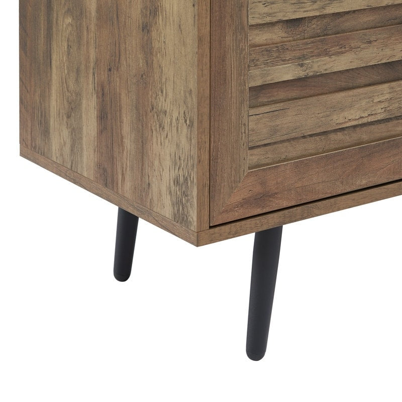 Meuble TV moderne du milieu du siècle pour téléviseurs jusqu'à 70 pouces Console multimédia de centre de divertissement - 20,5'' HX 59'' LX 15,5'' P