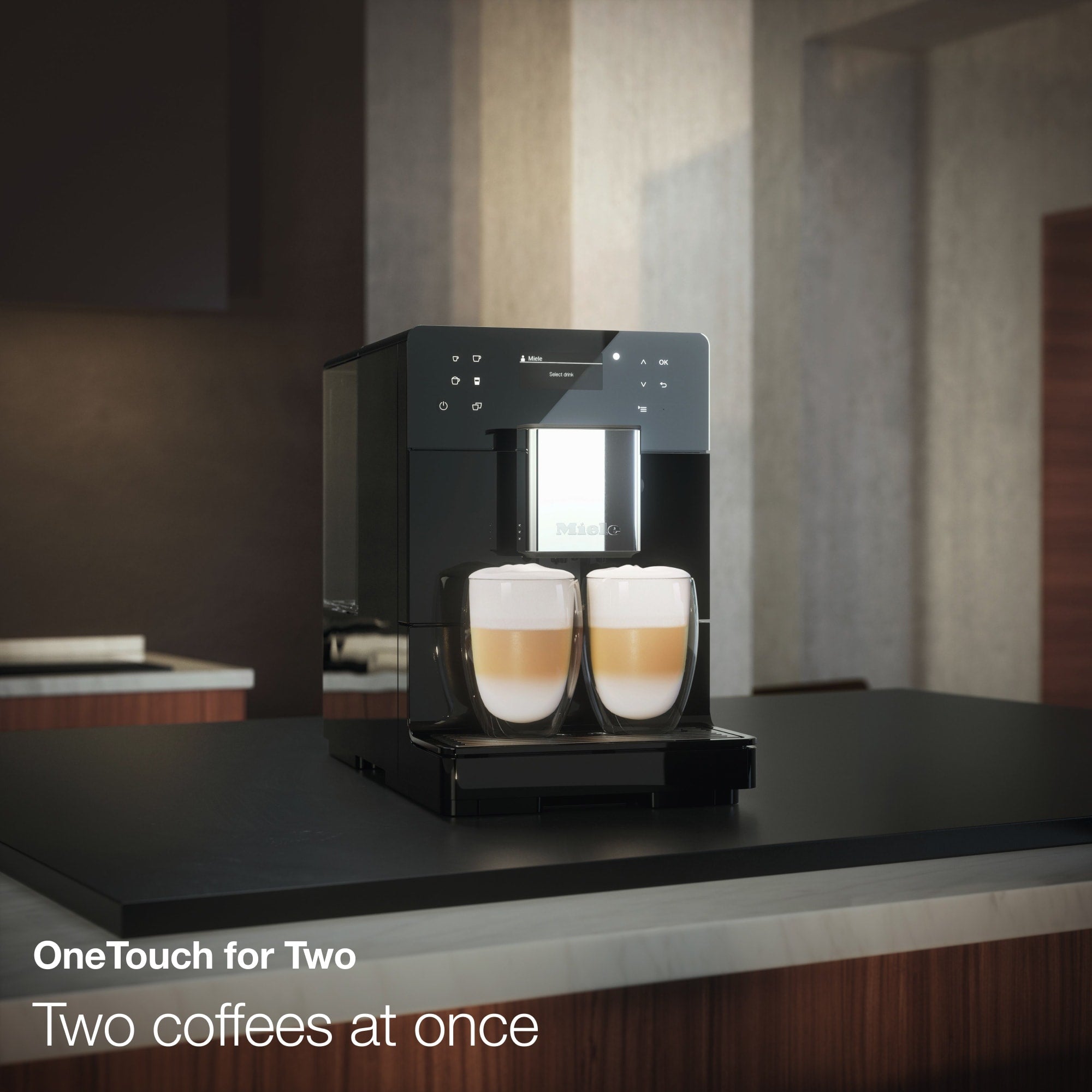 Machine à café de comptoir Miele CM 5310 Silence - Noir obsidienne