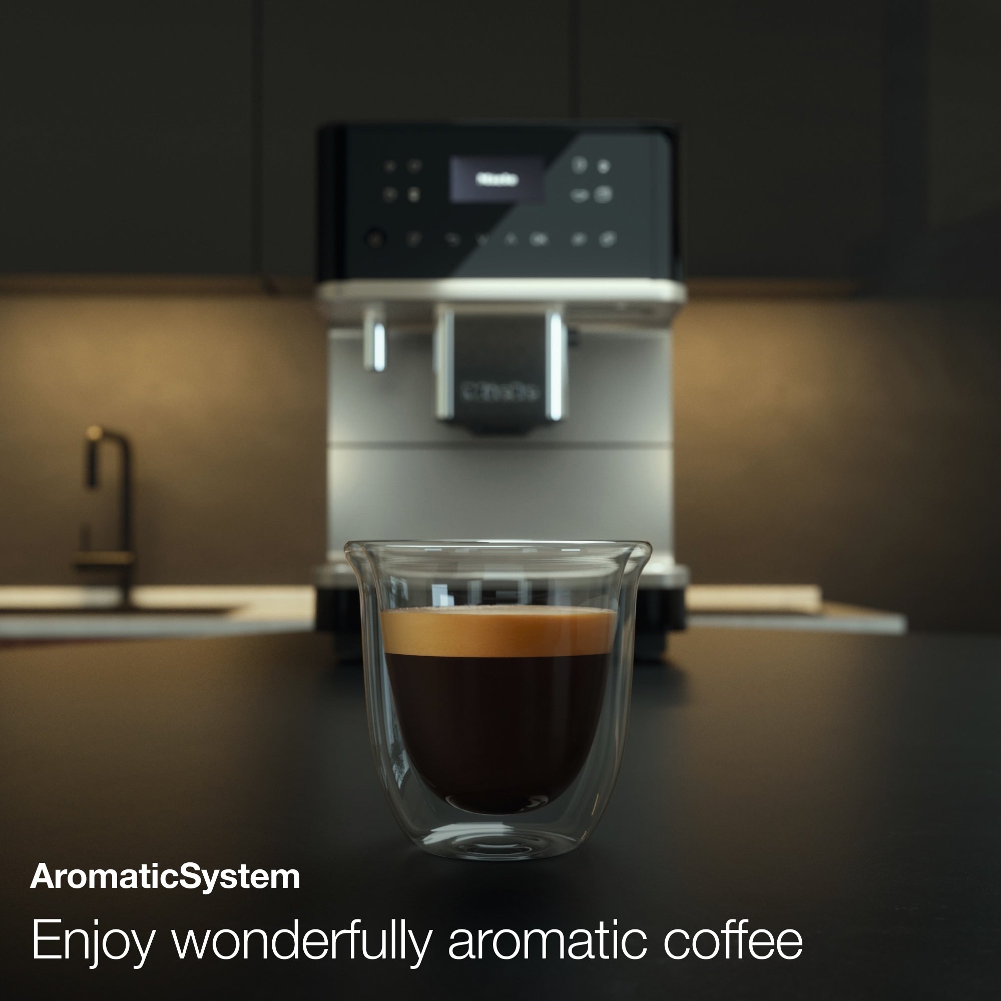 Machine à café de comptoir Miele CM 6160 MilkPerfection - Blanc Lotus