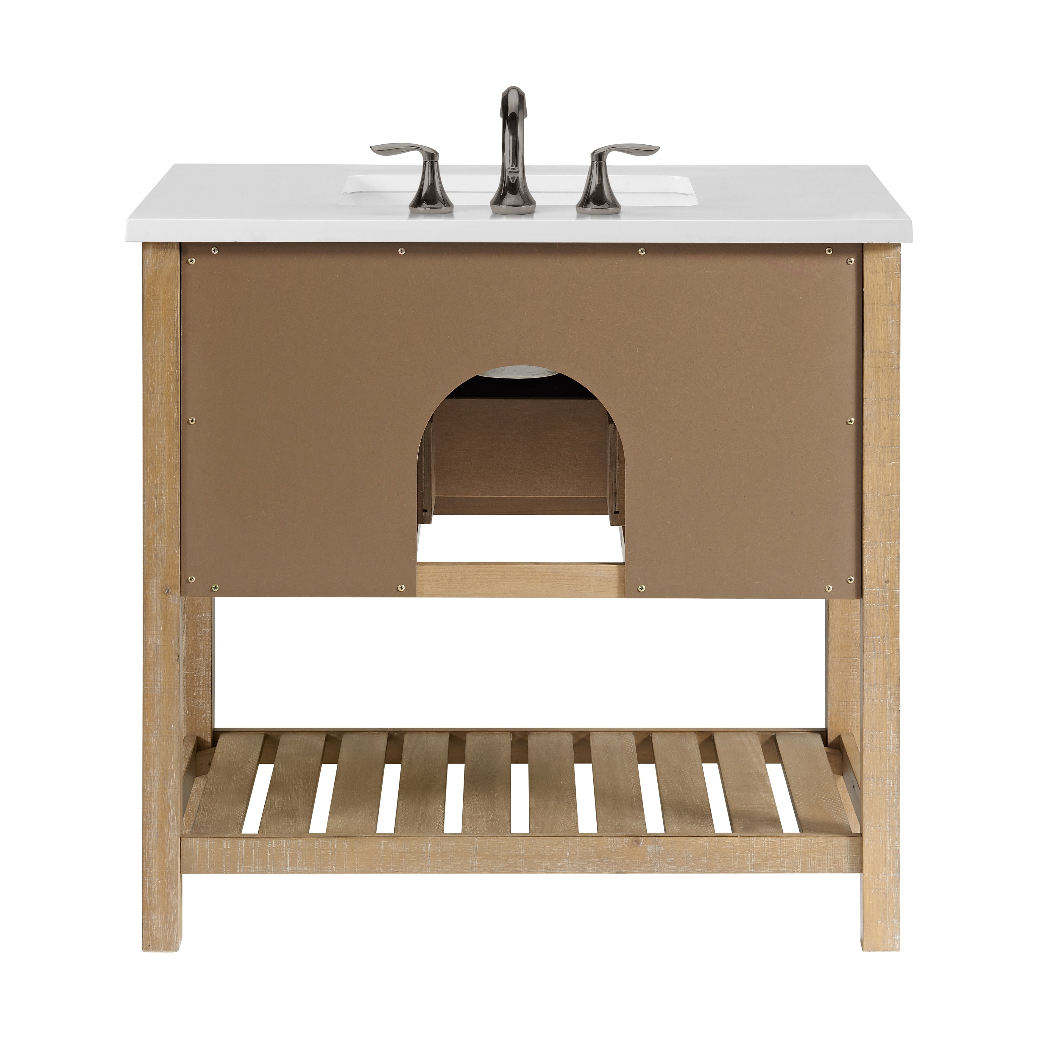 Meuble-lavabo simple de style ferme Monterey 37 avec dessus